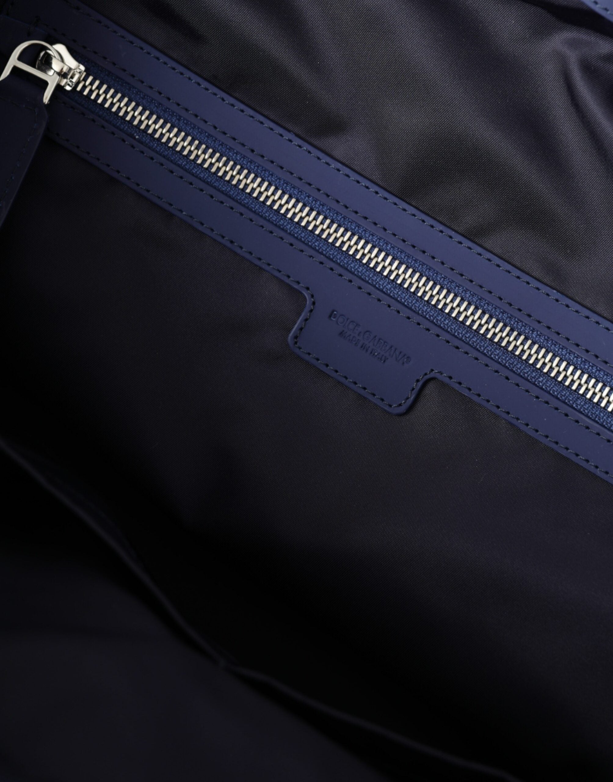 Modrá nylonová telecí kůže cestovní taška přes rameno