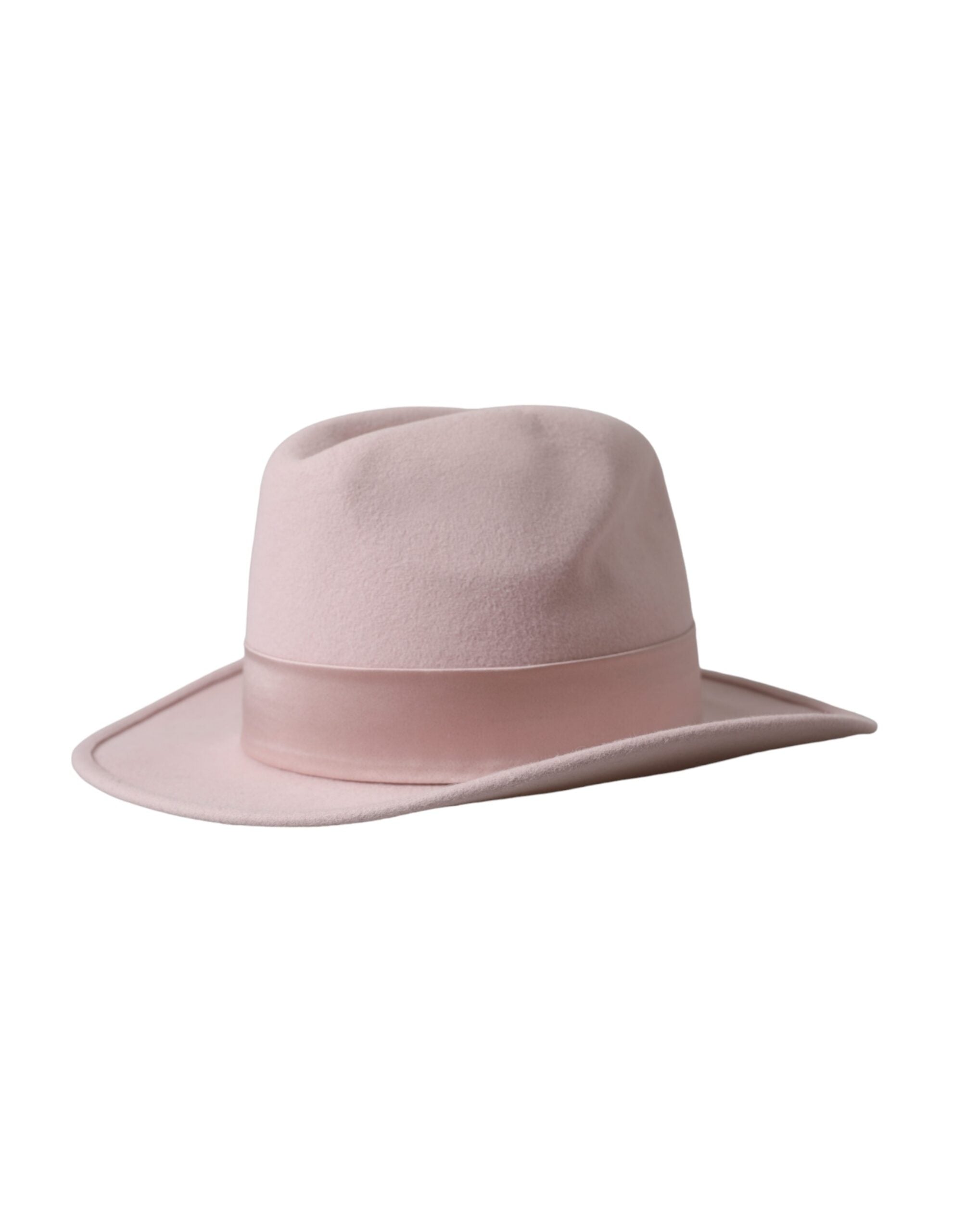 Dámský klobouk Fedora Trilby s růžovým králíkem