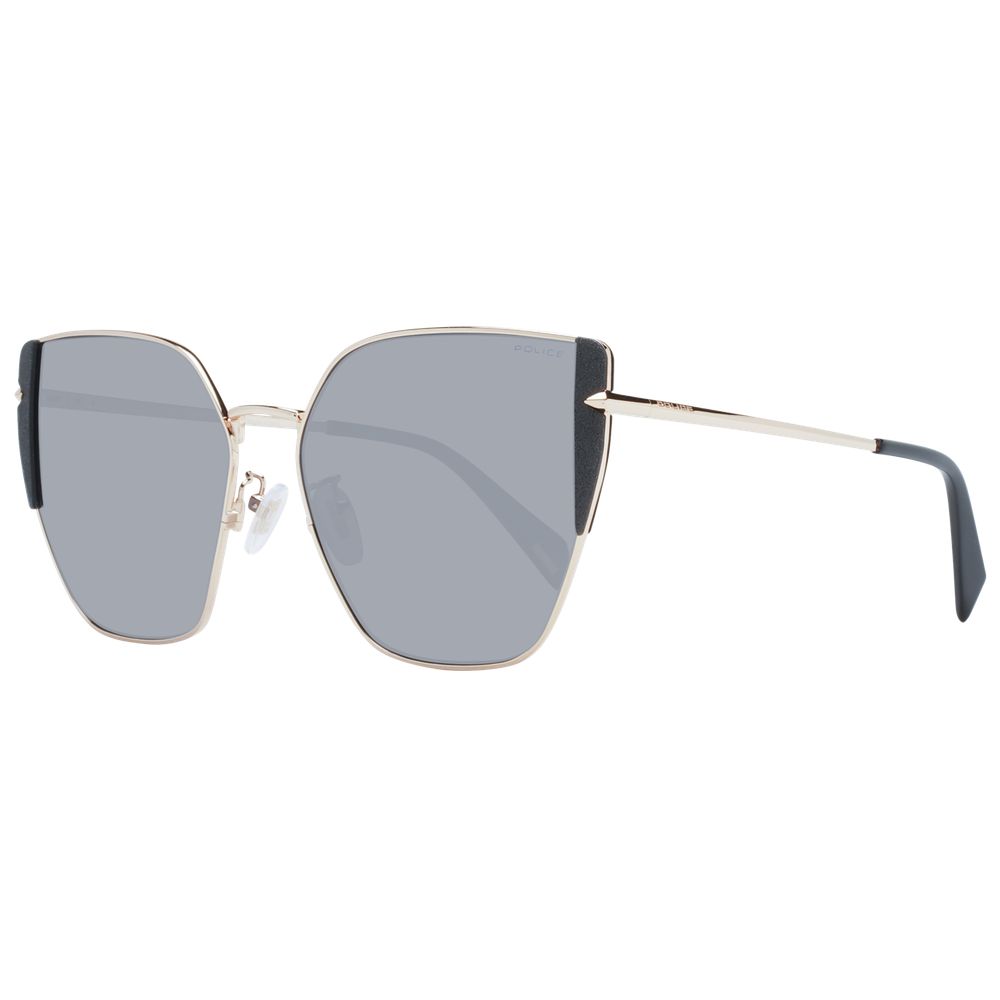 Rose Gold Metal Sunglasses