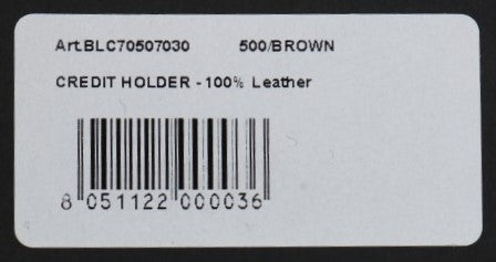 Hnědá kožená peněženka s pouzdrem na karty