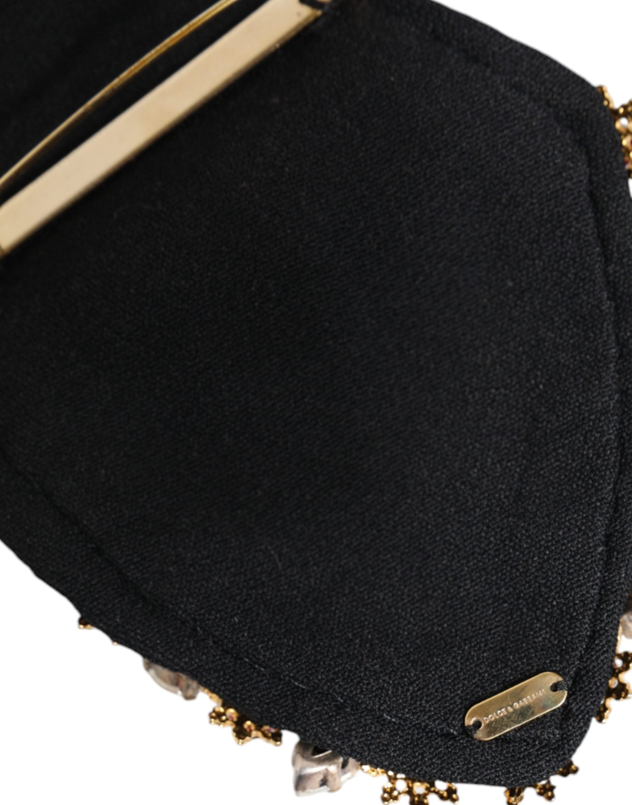 Brož s krystaly Sacred Heart z mosazi zlaté barvy