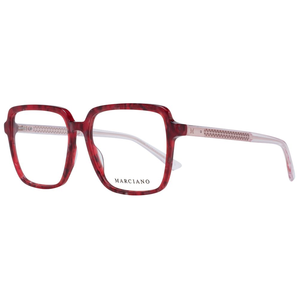 Burgundy Plastic Glasses (Frames)