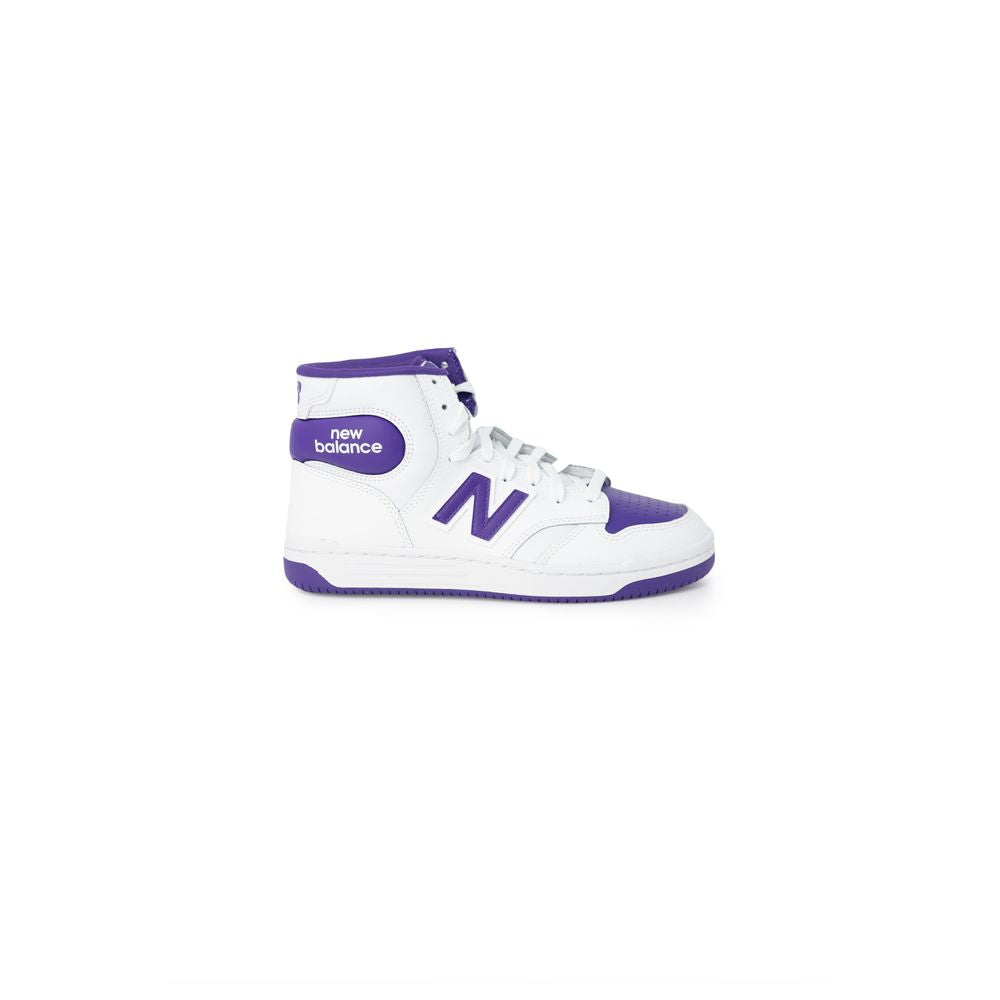 Purple Leather Athletic Sneakers
