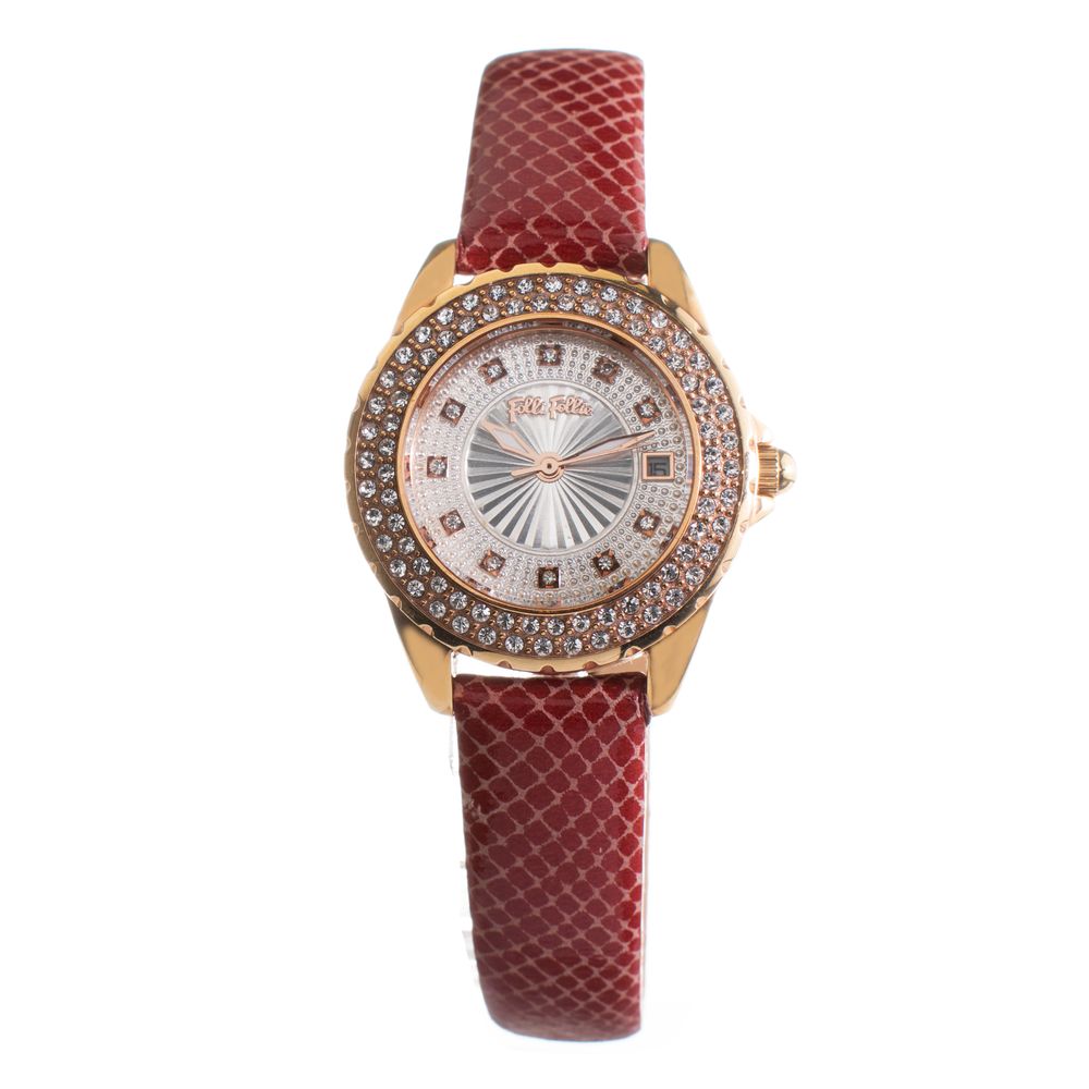 Multicolor Leather Dress Watch