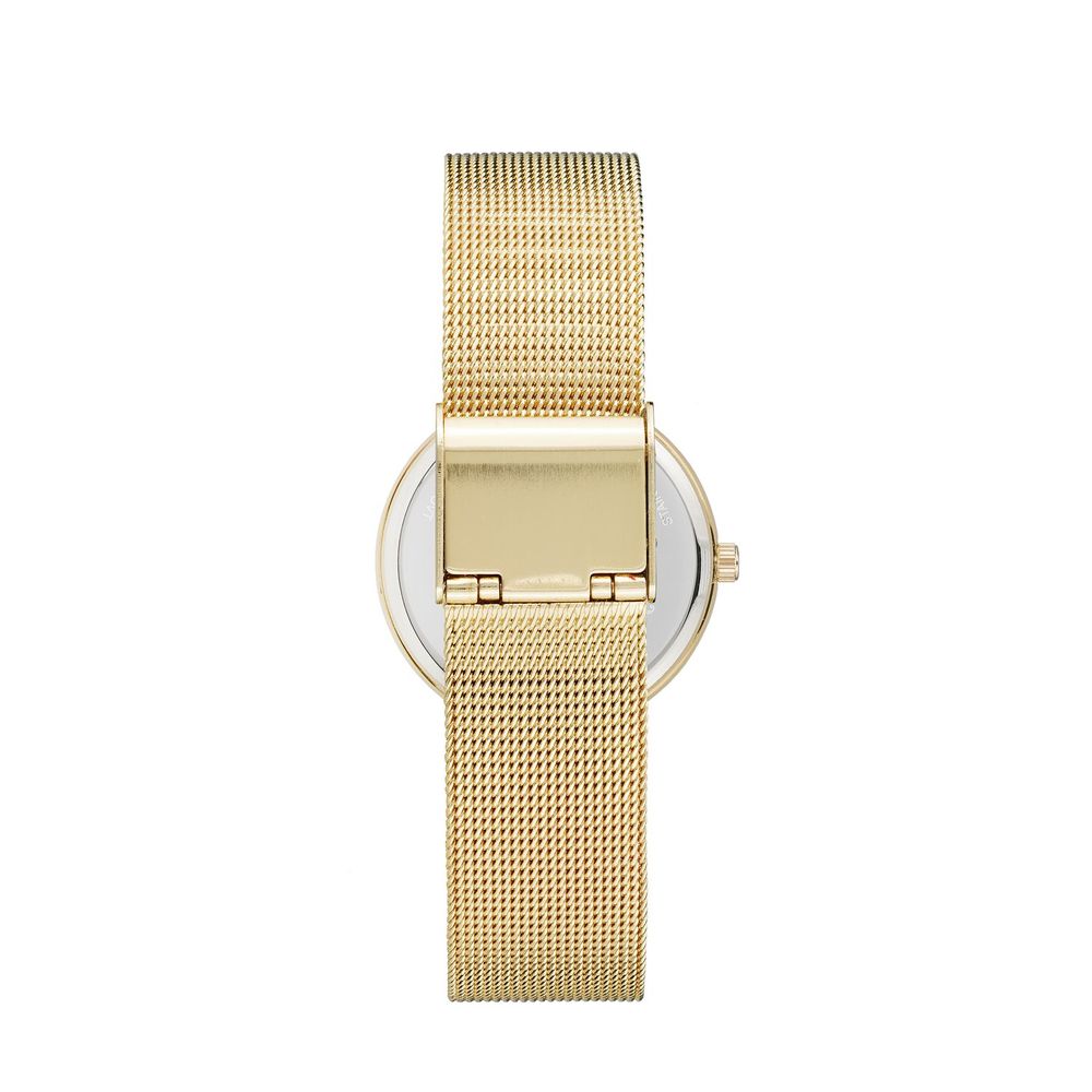 Gold Stainless Steel Dress Watch