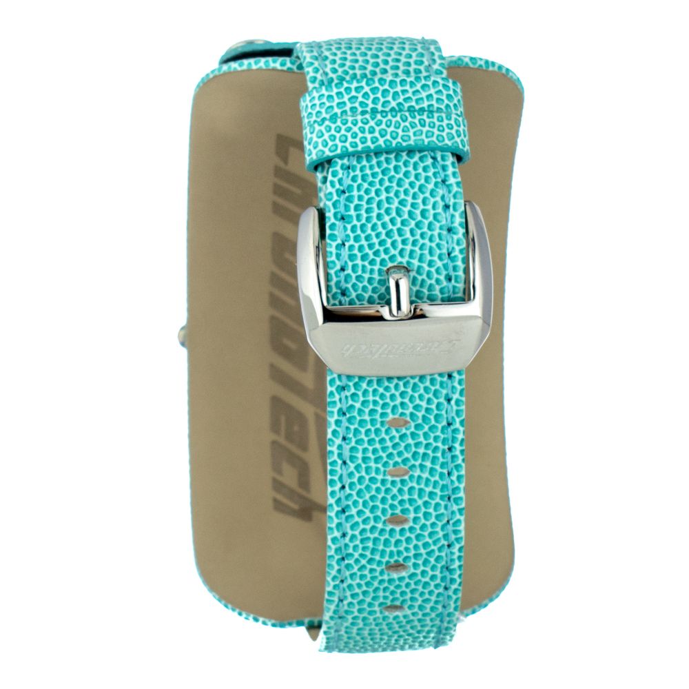 Modré kožené hodinky