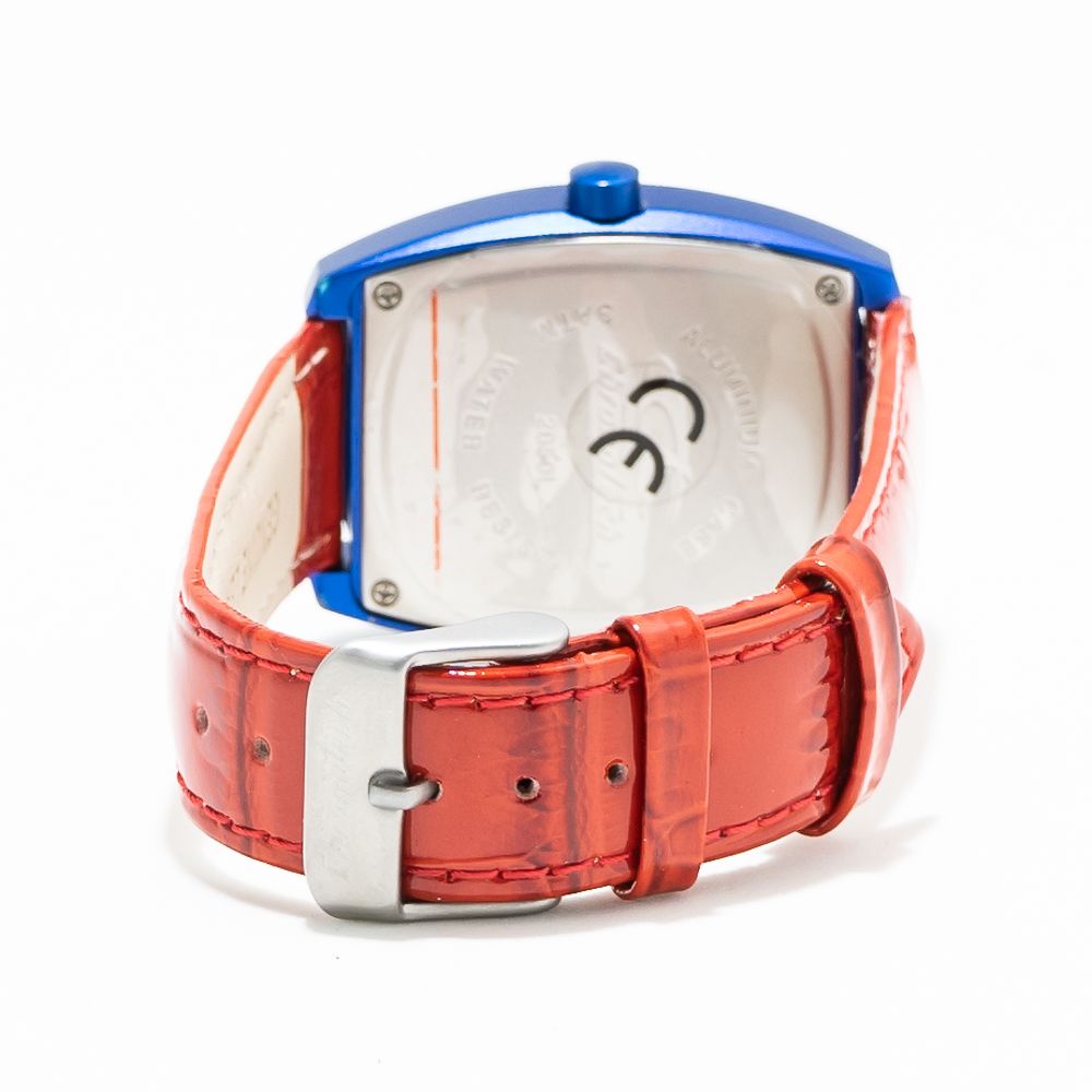 Multicolor Leather Dress Watch