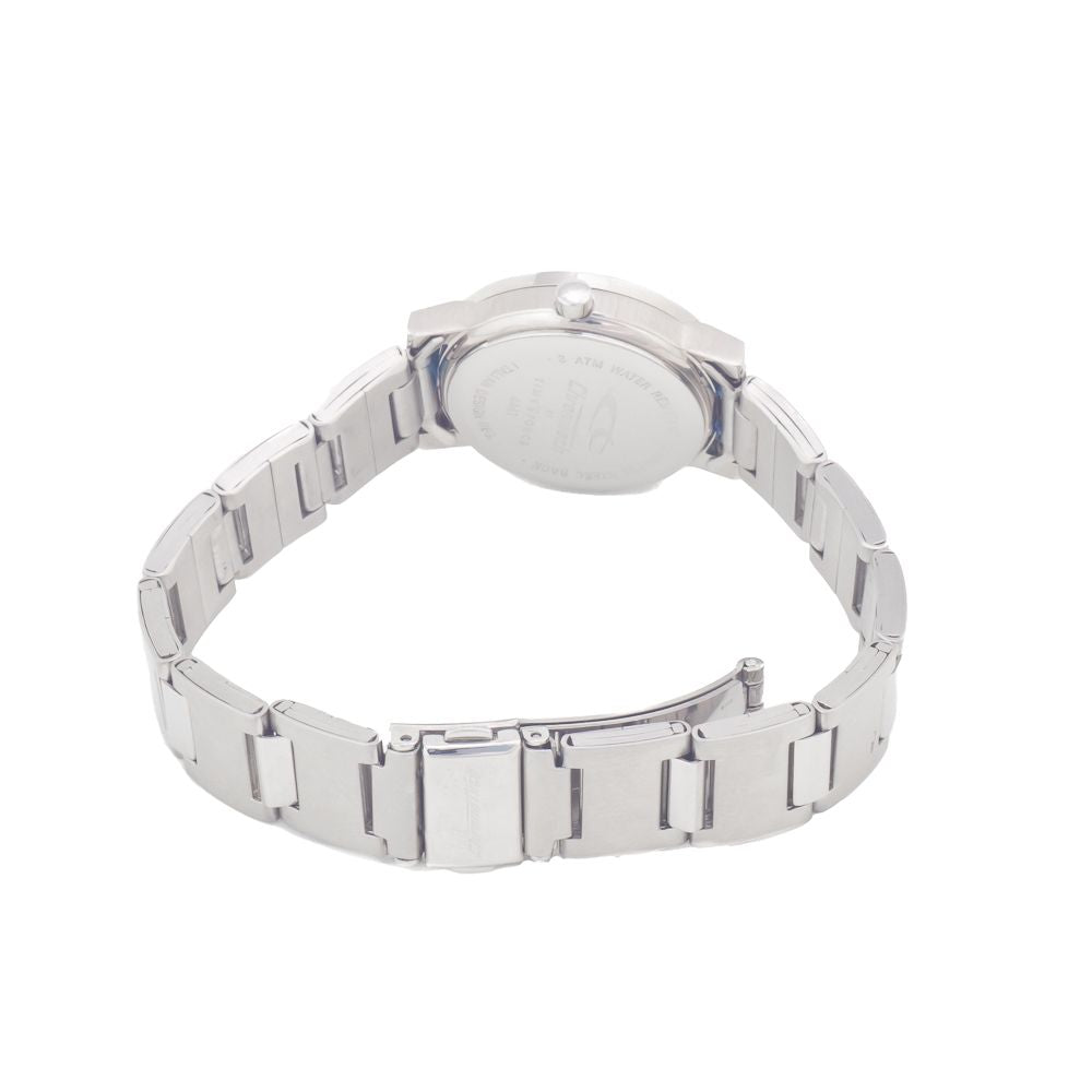 Gray Stainless Steel Dress Watch