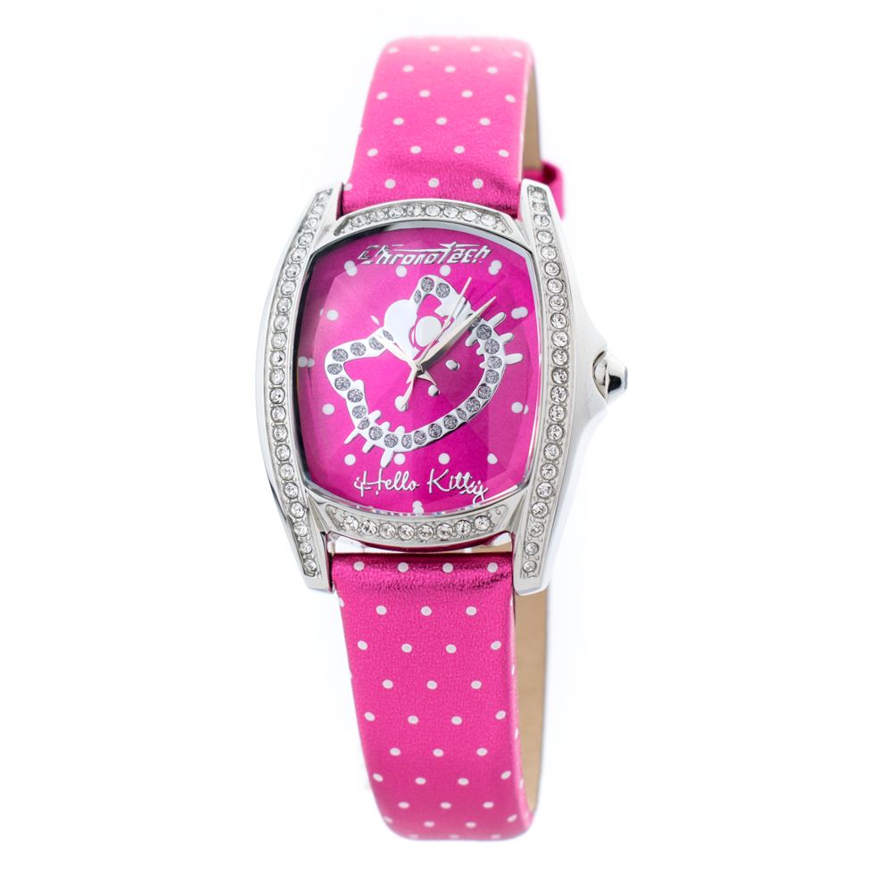 Multicolor Leather Dress Watch