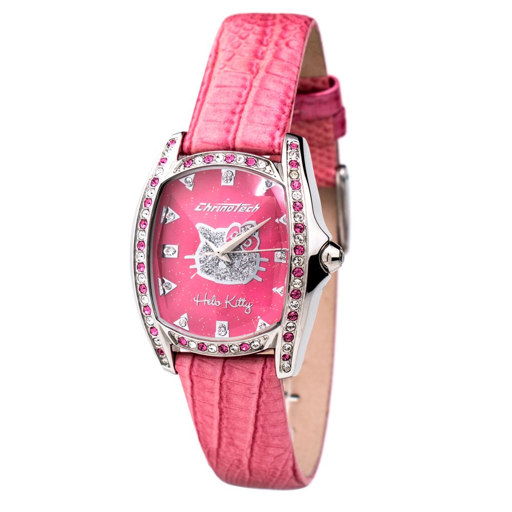Multicolor Leather Dress Watch