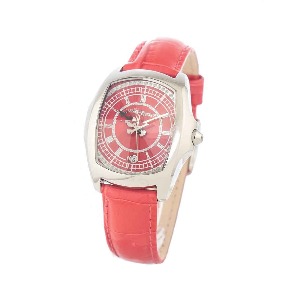 Multicolor Leather Dress Watch