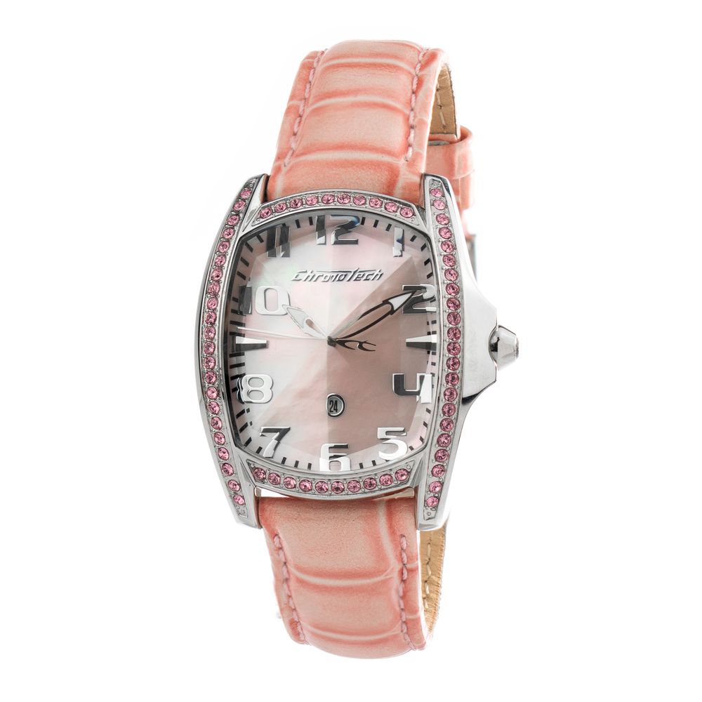 Multicolor Leather Dress Watch