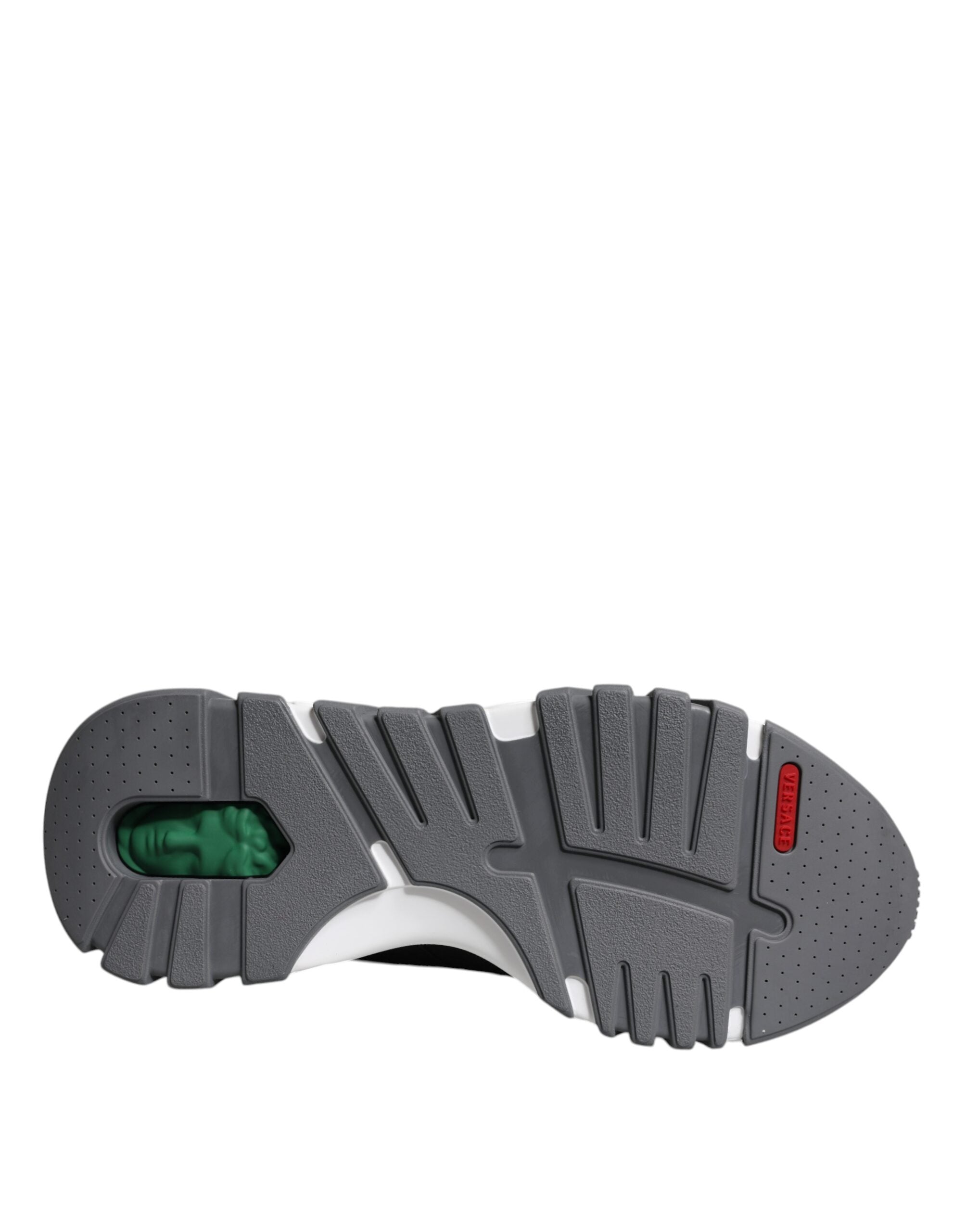 Černé kožené neoprenové robustní nízké tenisky Squalo Shoes
