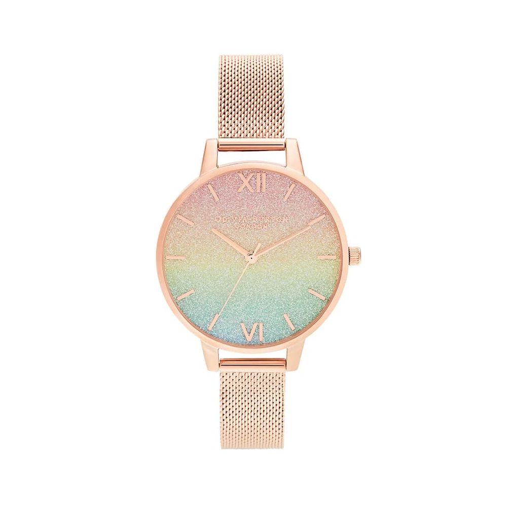 Multicolor Stainless Steel Dress Watch
