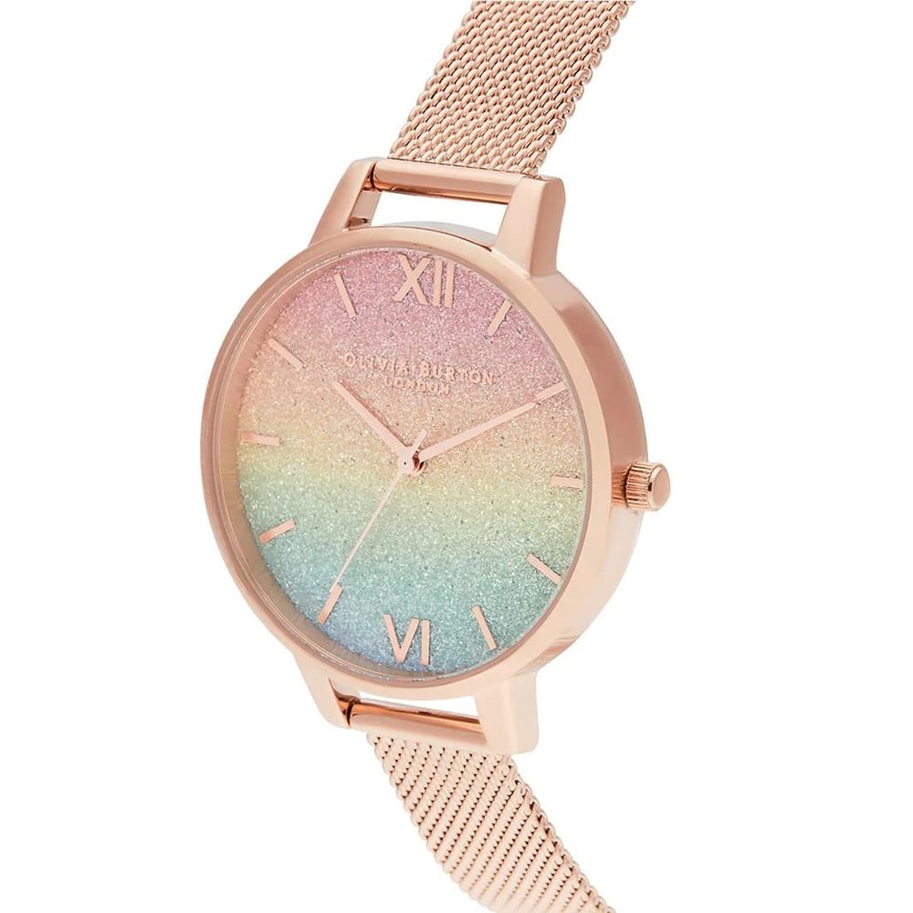 Multicolor Stainless Steel Dress Watch