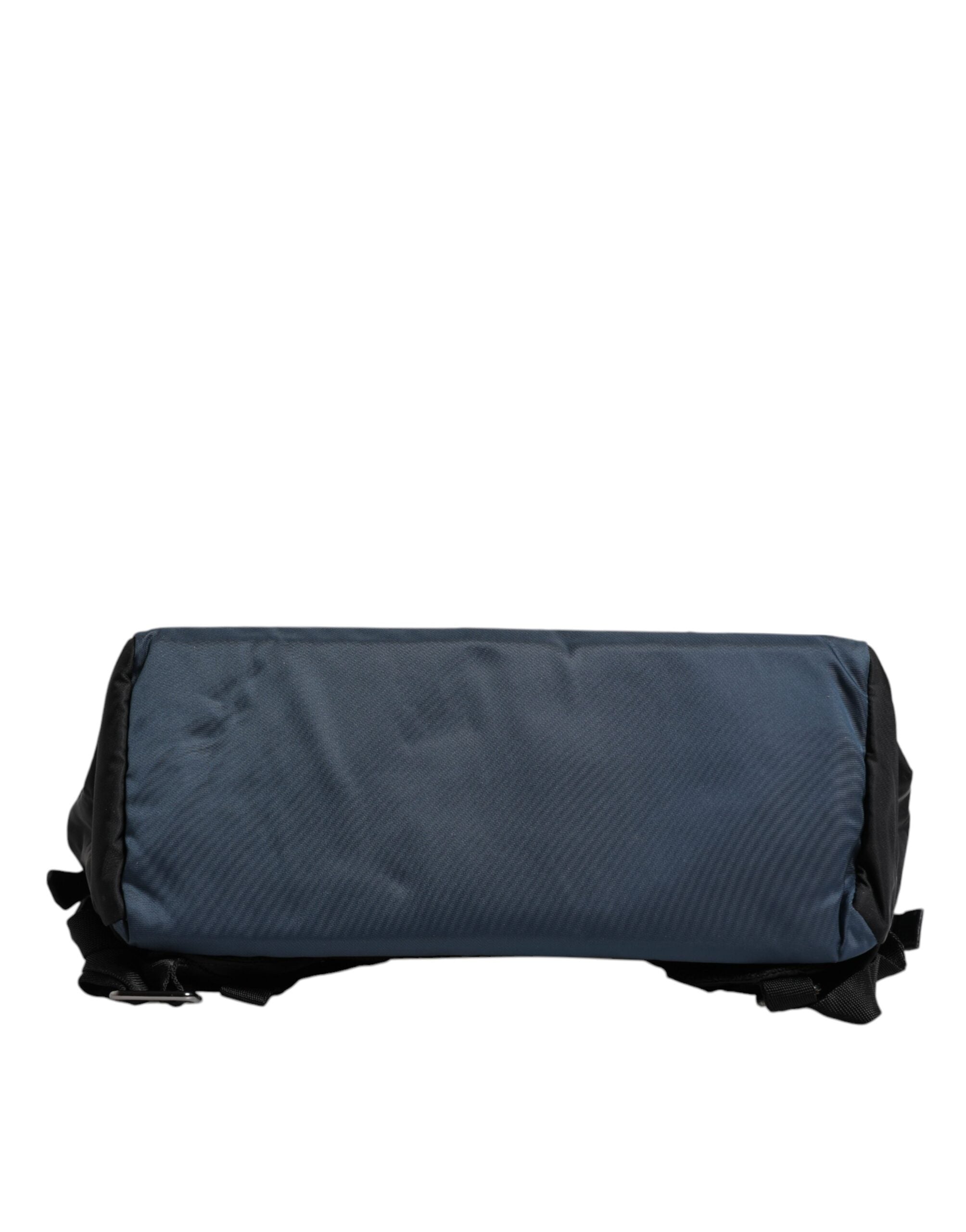 Černý nylonový školní batoh s logem DG