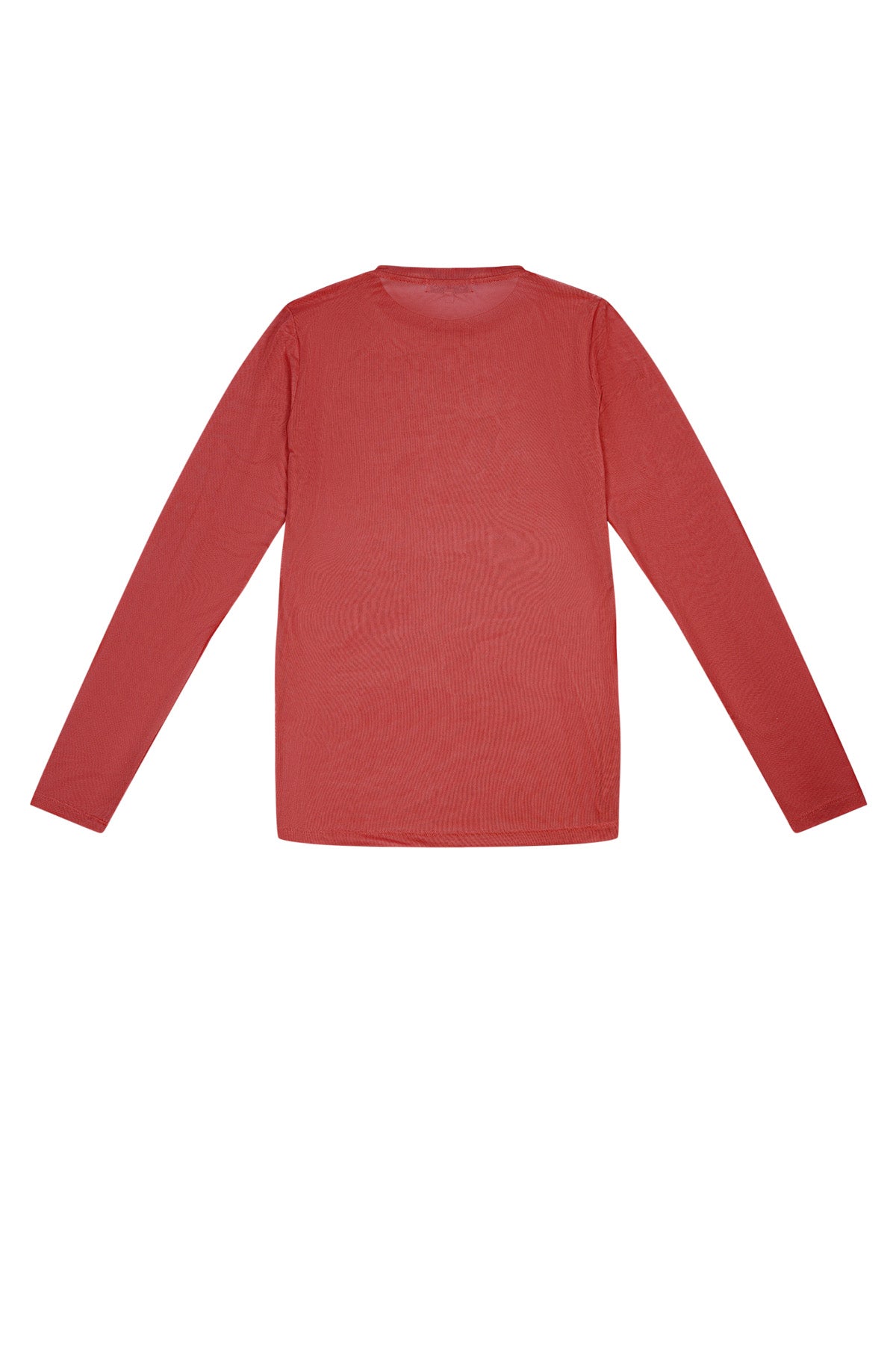 Polyester Women's Long Sleeve Top Sheer Mesh Sporty