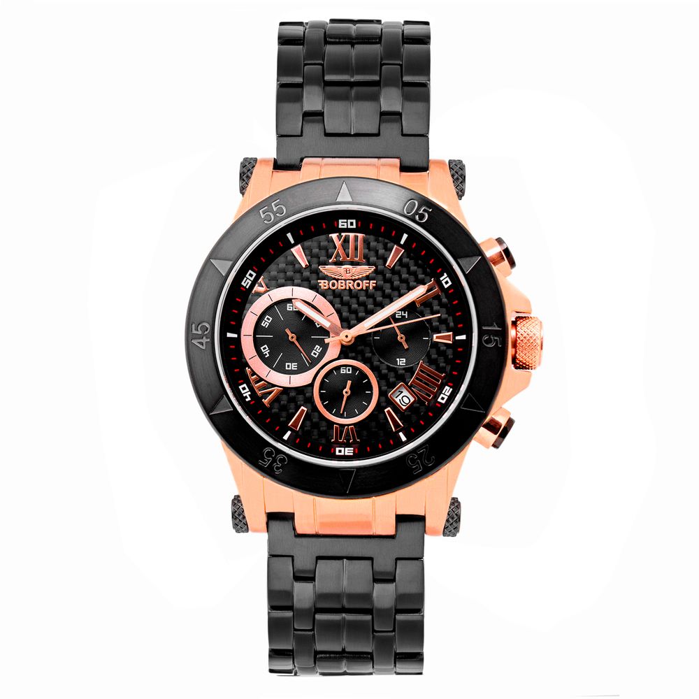 Black Stainless Steel Dress Watch