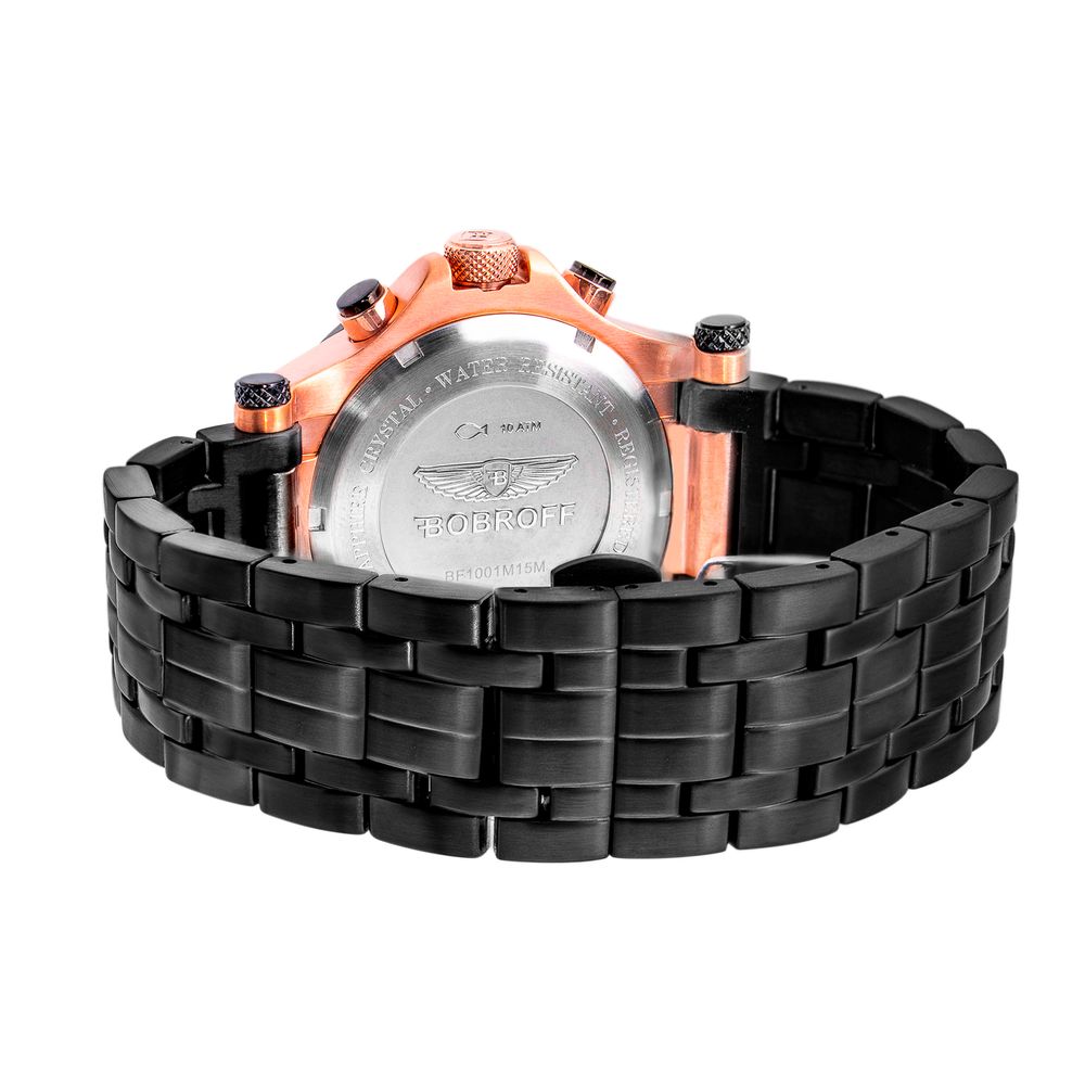 Black Stainless Steel Dress Watch