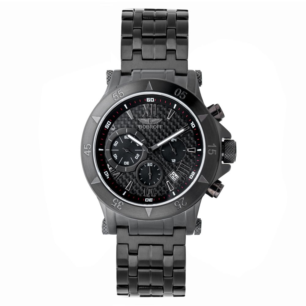 Black Stainless Steel Dress Watch