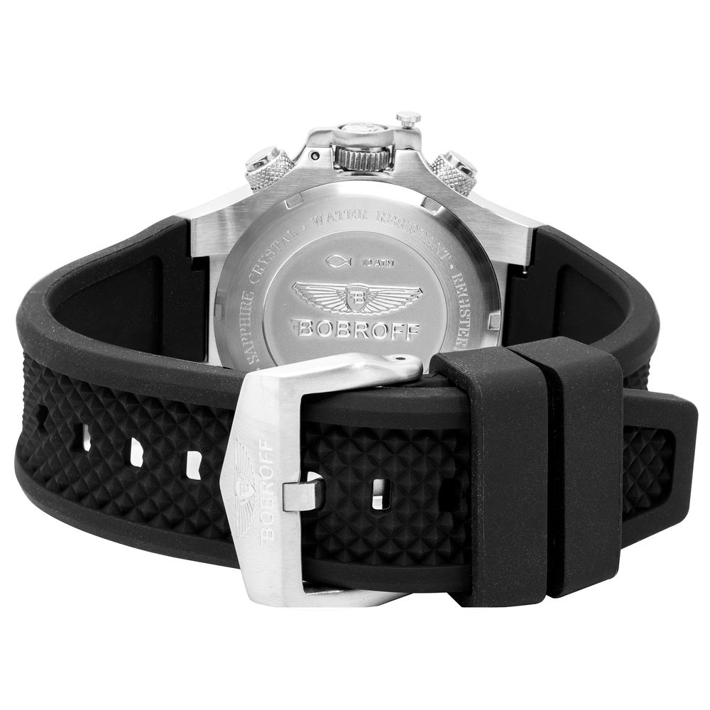 Black Rubber Sport Watch