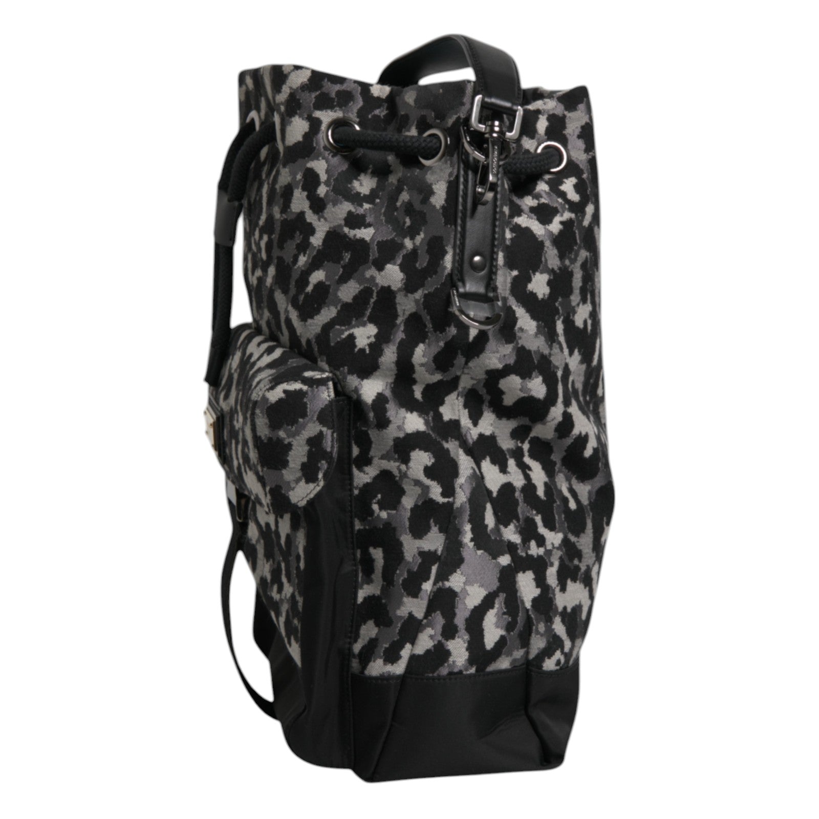 Vícebarevná leopardí žakárová hobo crossbody kabelka Borse