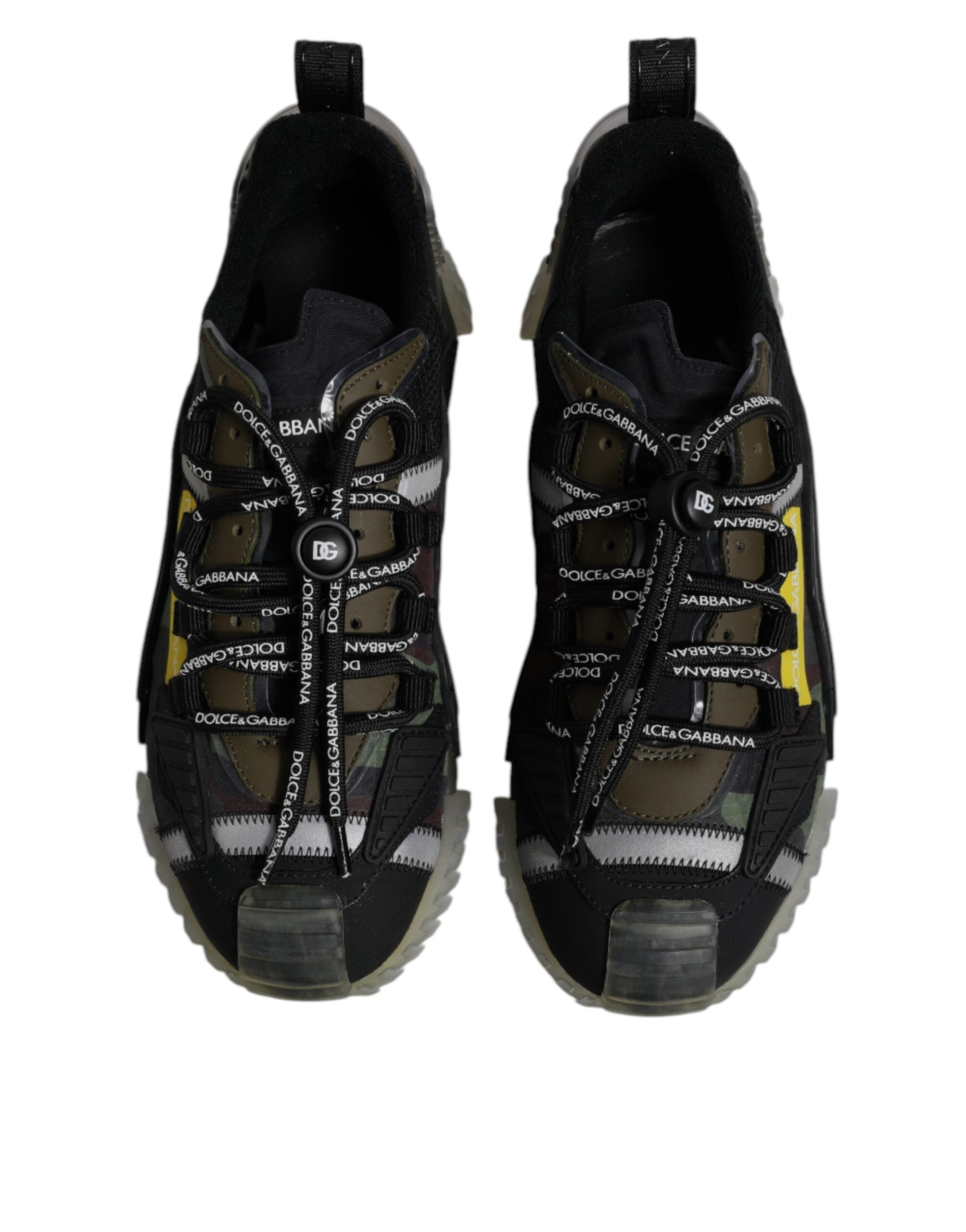 Černé zelené maskáčové nízké tenisky NS1