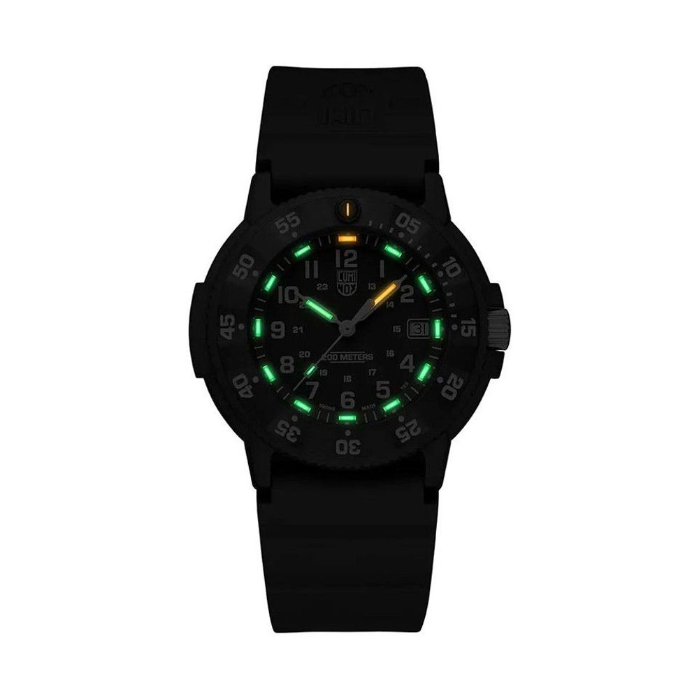 Black Rubber Sport Watch