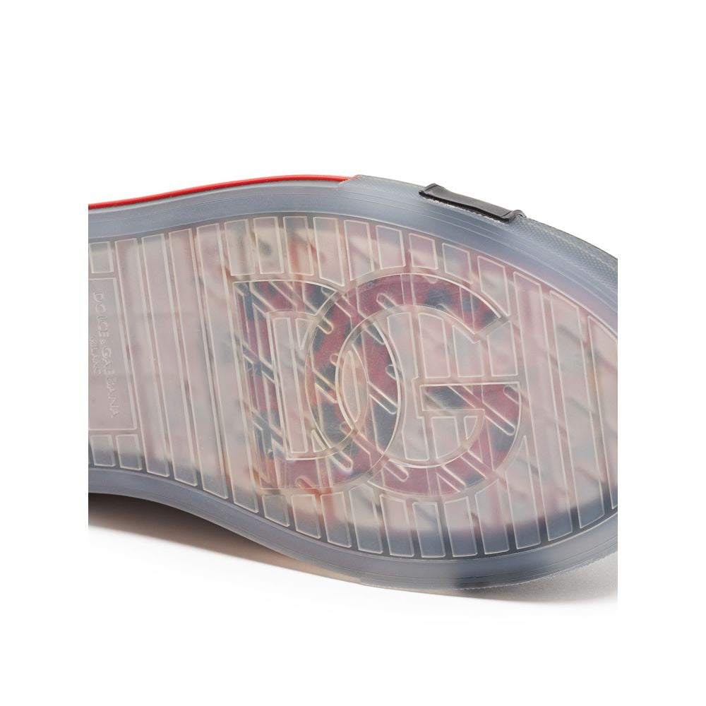 Černobílé kožené tenisky