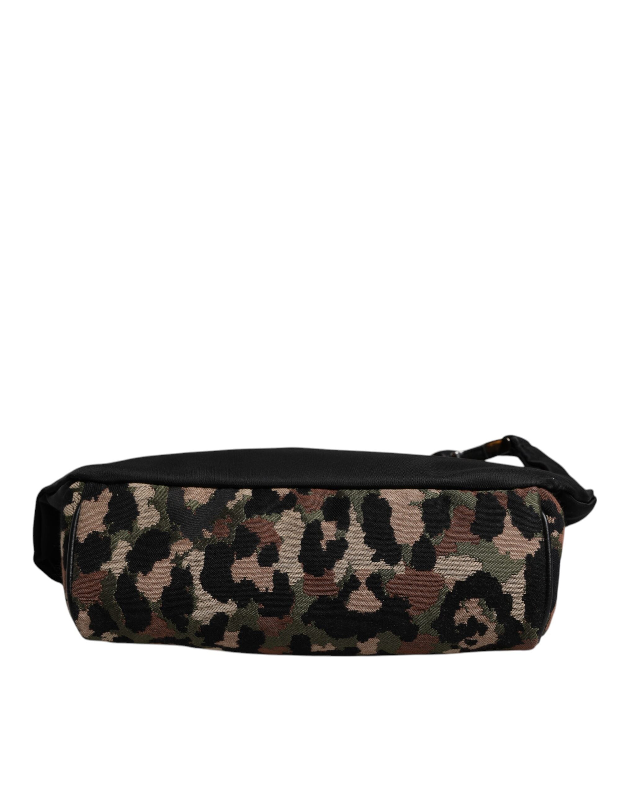 Multicolor Leopard DG Logo Belt Waist Fanny Pack Bag