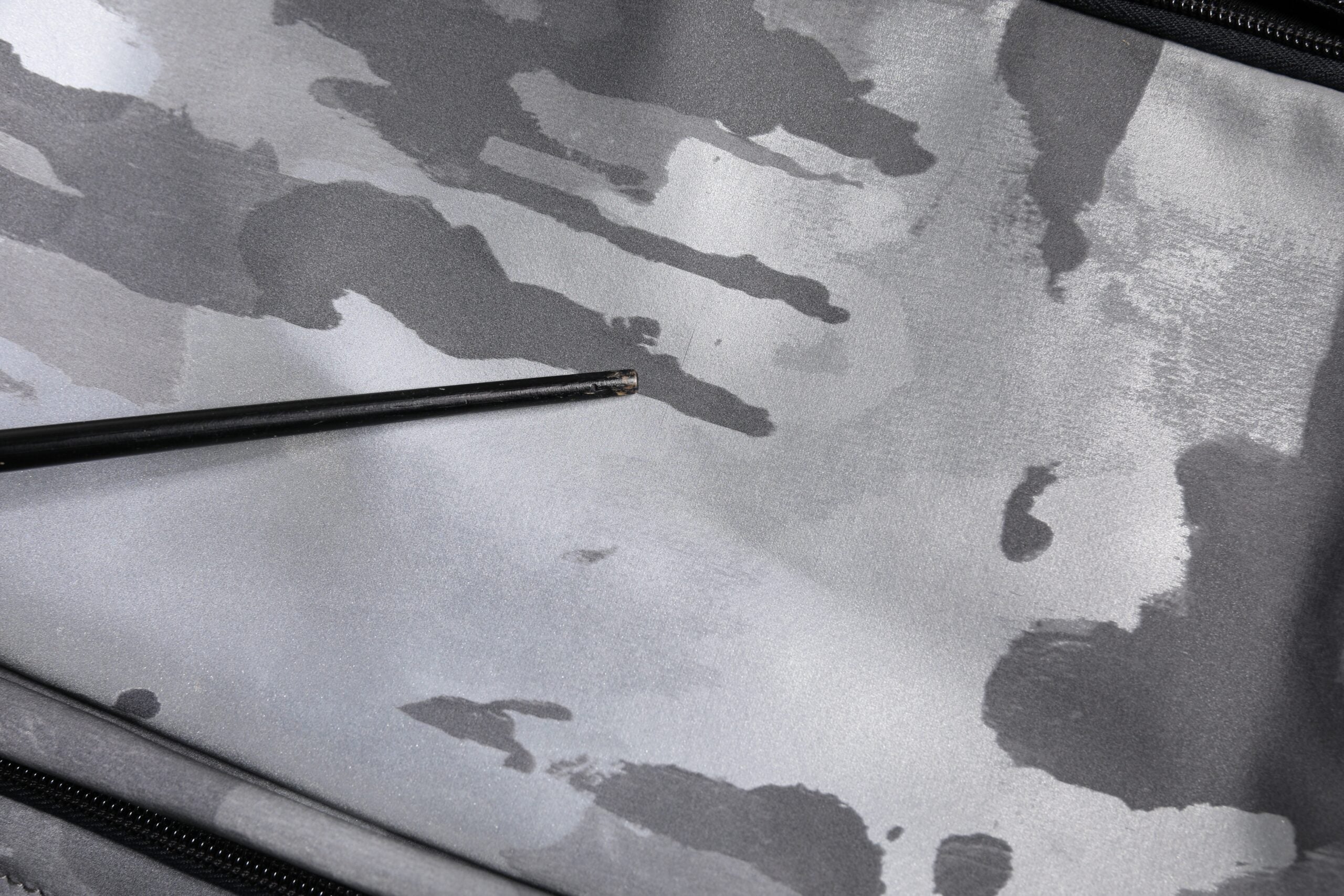 Gray Camo Cotton Multiple Compartments Tote Bag