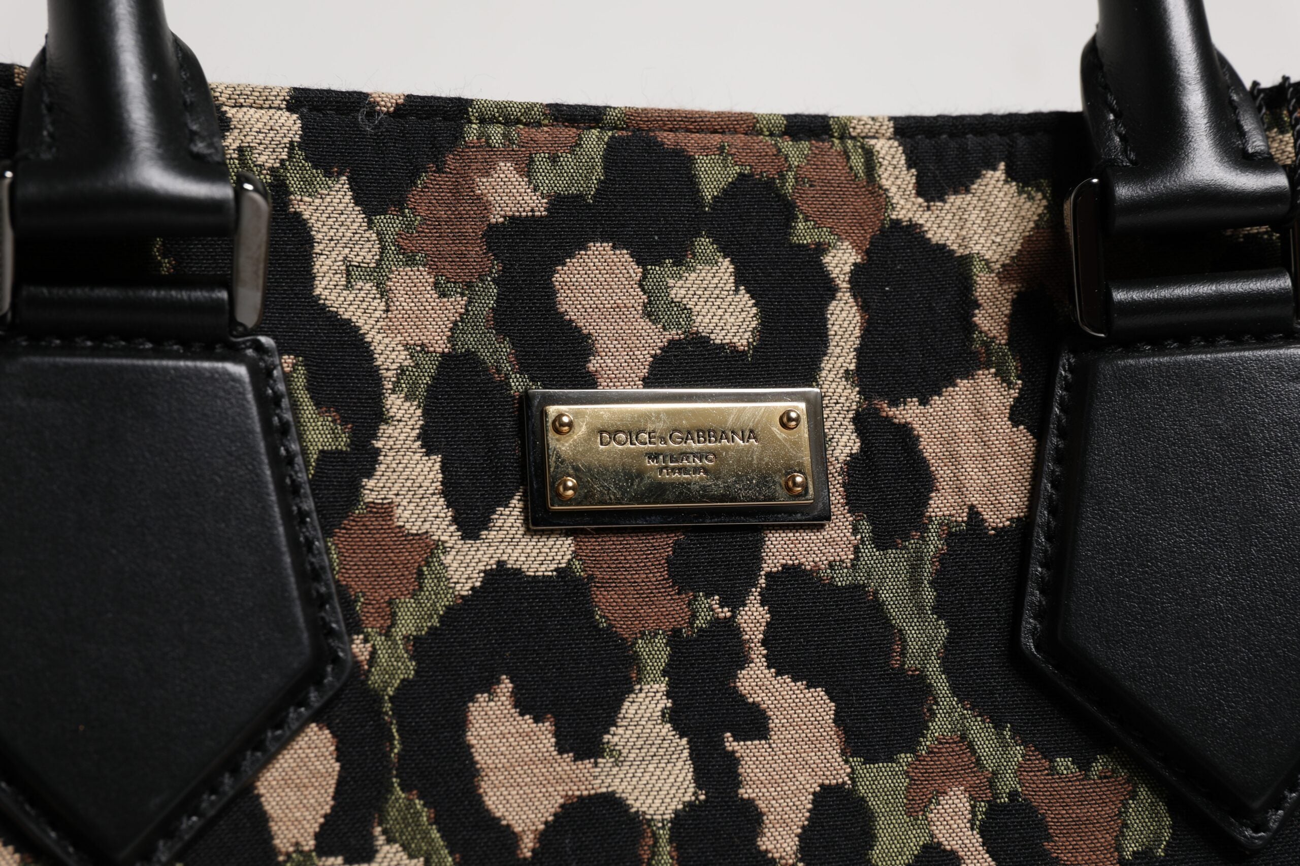 Multicolor Leopard Shopping Tote Shoulder Bag