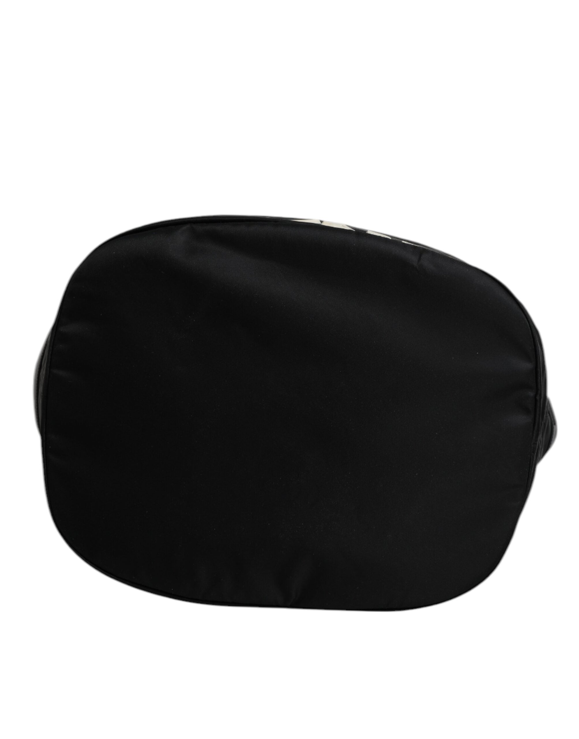 Černá nylonová bílá taška přes rameno s ikonickým logem