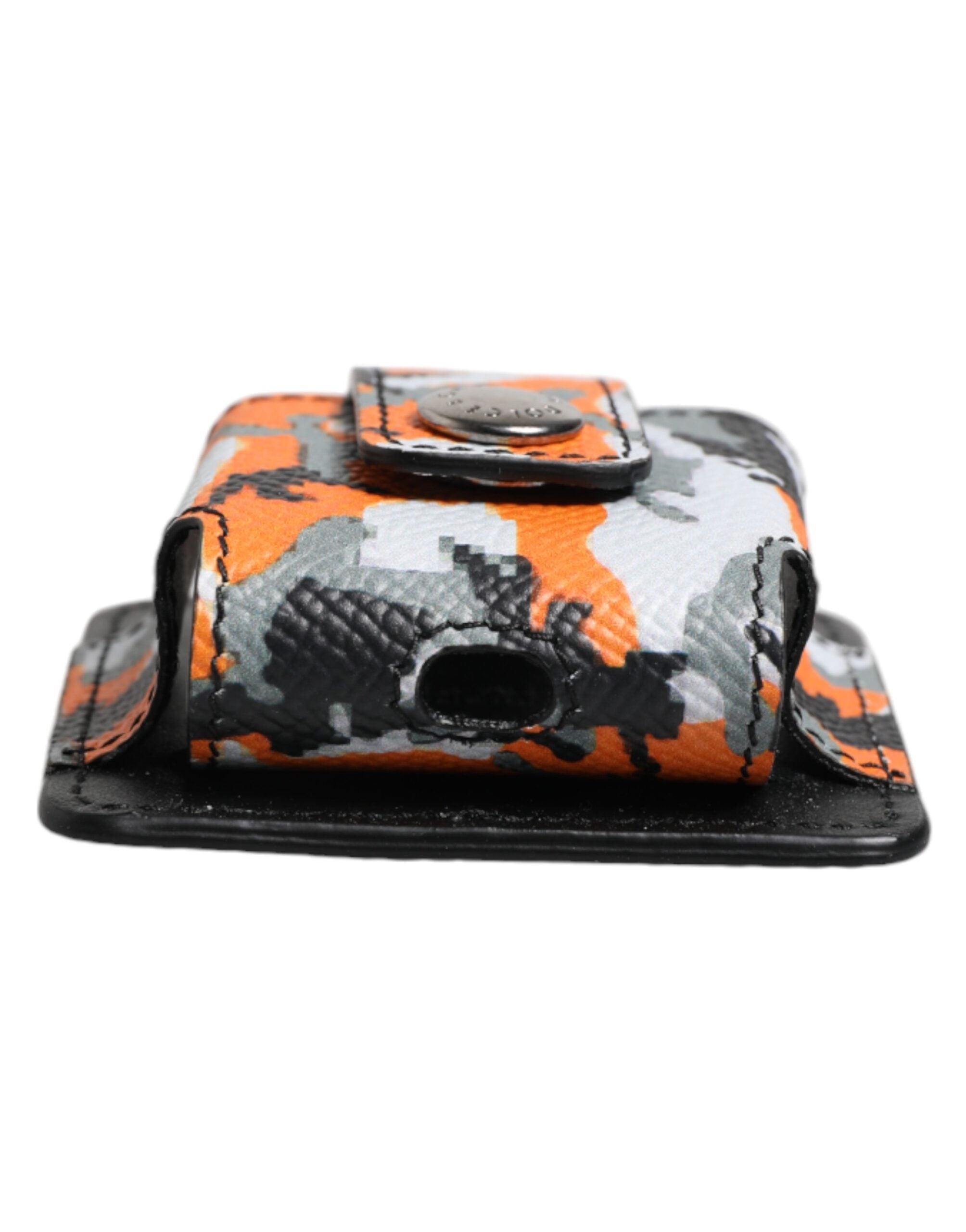 Vícebarevné maskáčové kožené pouzdro na Airpods