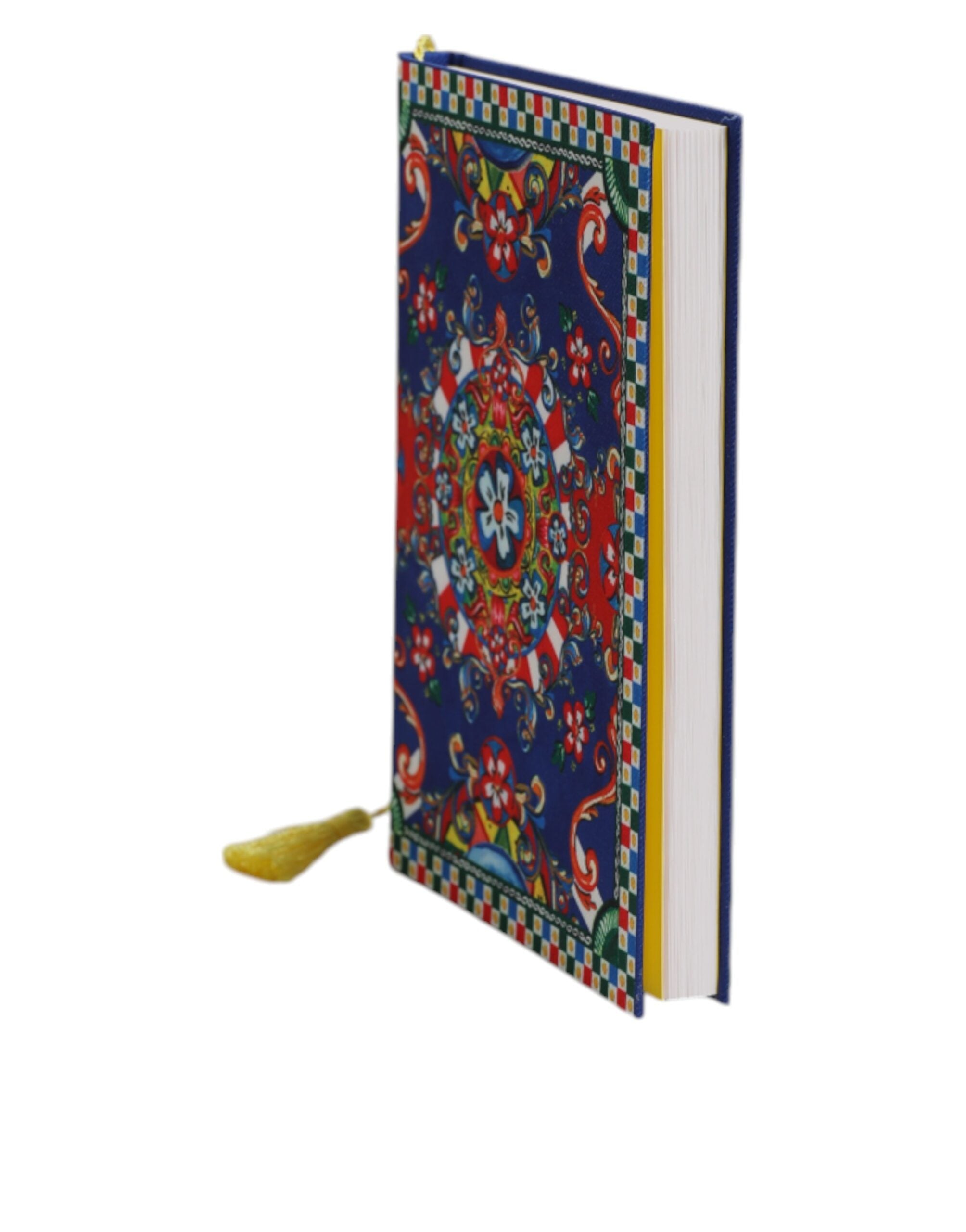 Multicolor Polyester Carretto Siciliano Print Notebook