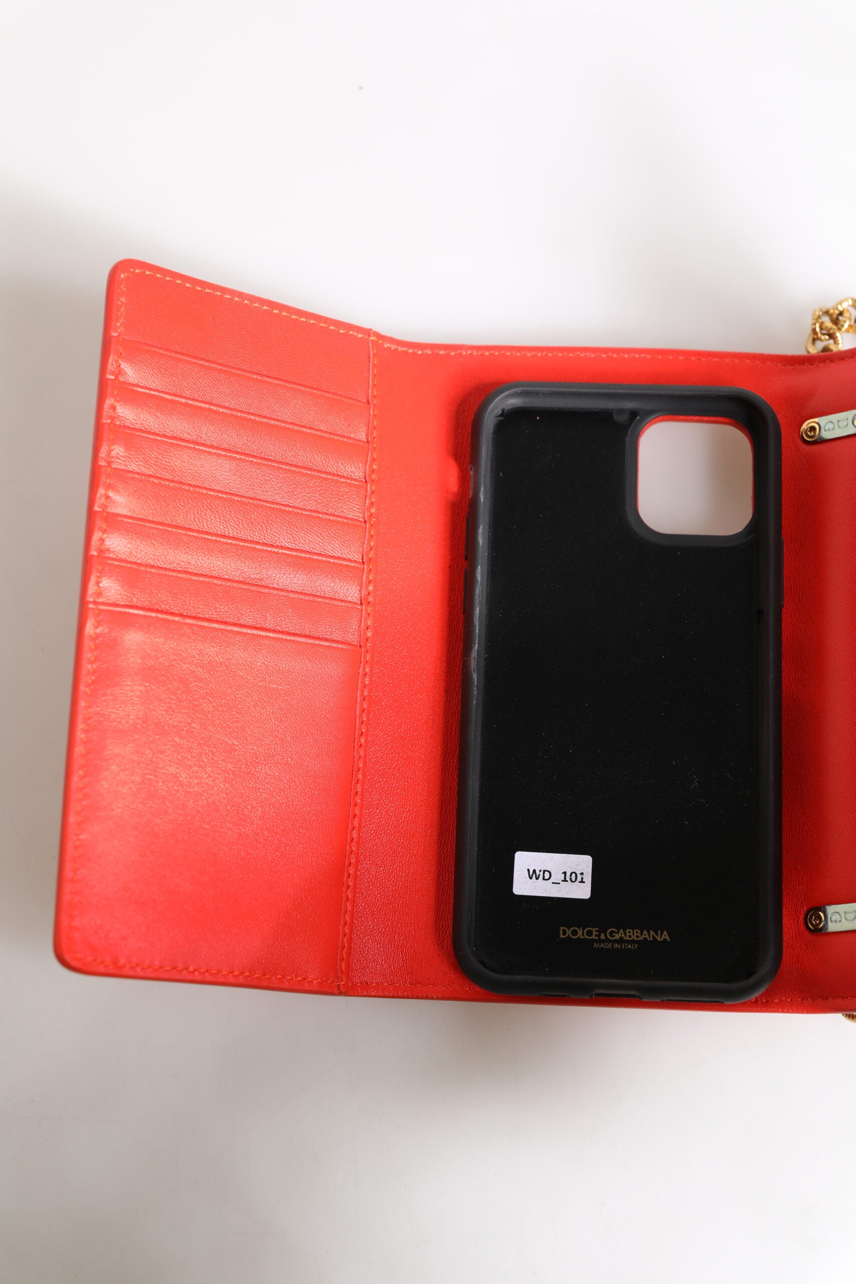 Červená kožená prošívaná crossbody taška Devotion