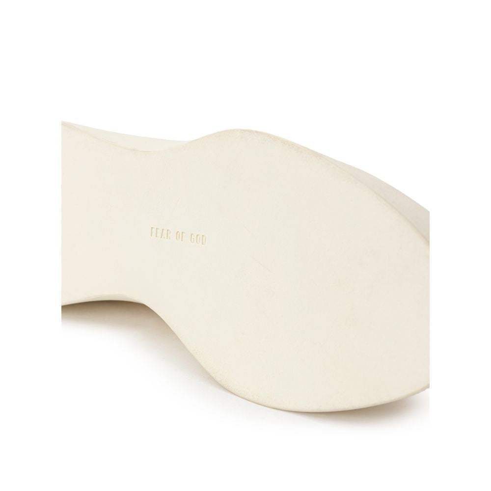 Béžové kožené nazouvací mokasíny