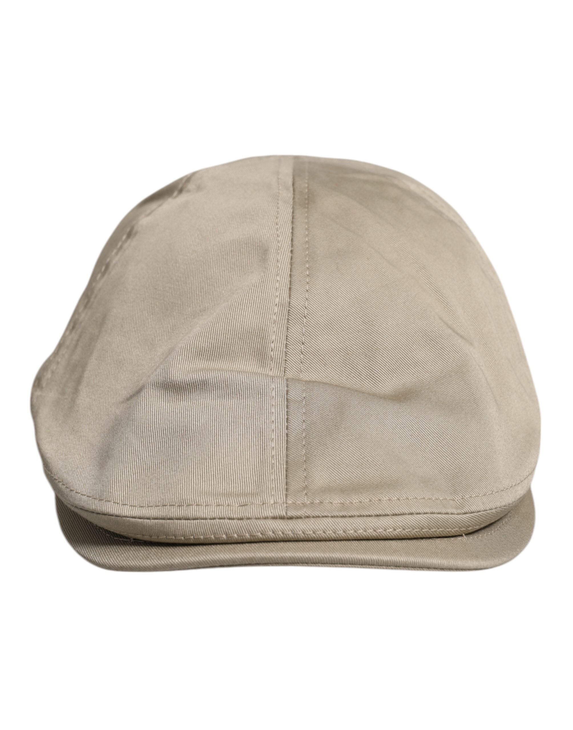 Béžová bavlněná čepice Newsboy Capello Cabbie