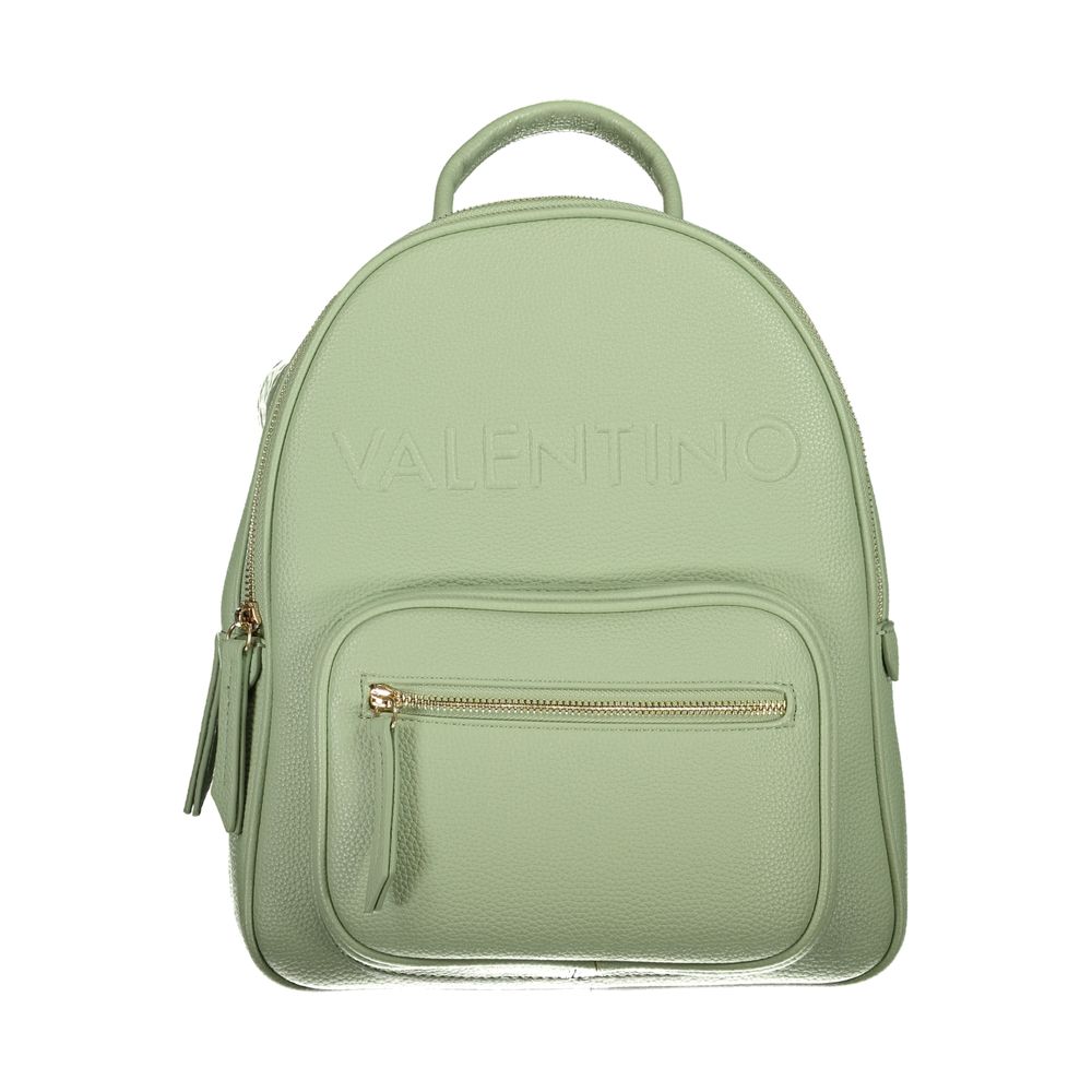 Verde Poliuretano Women Backpack