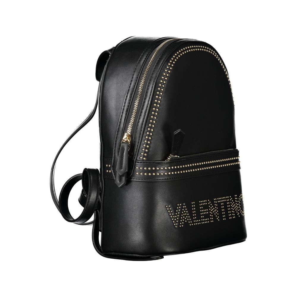 Nero Poliuretano Women Backpack