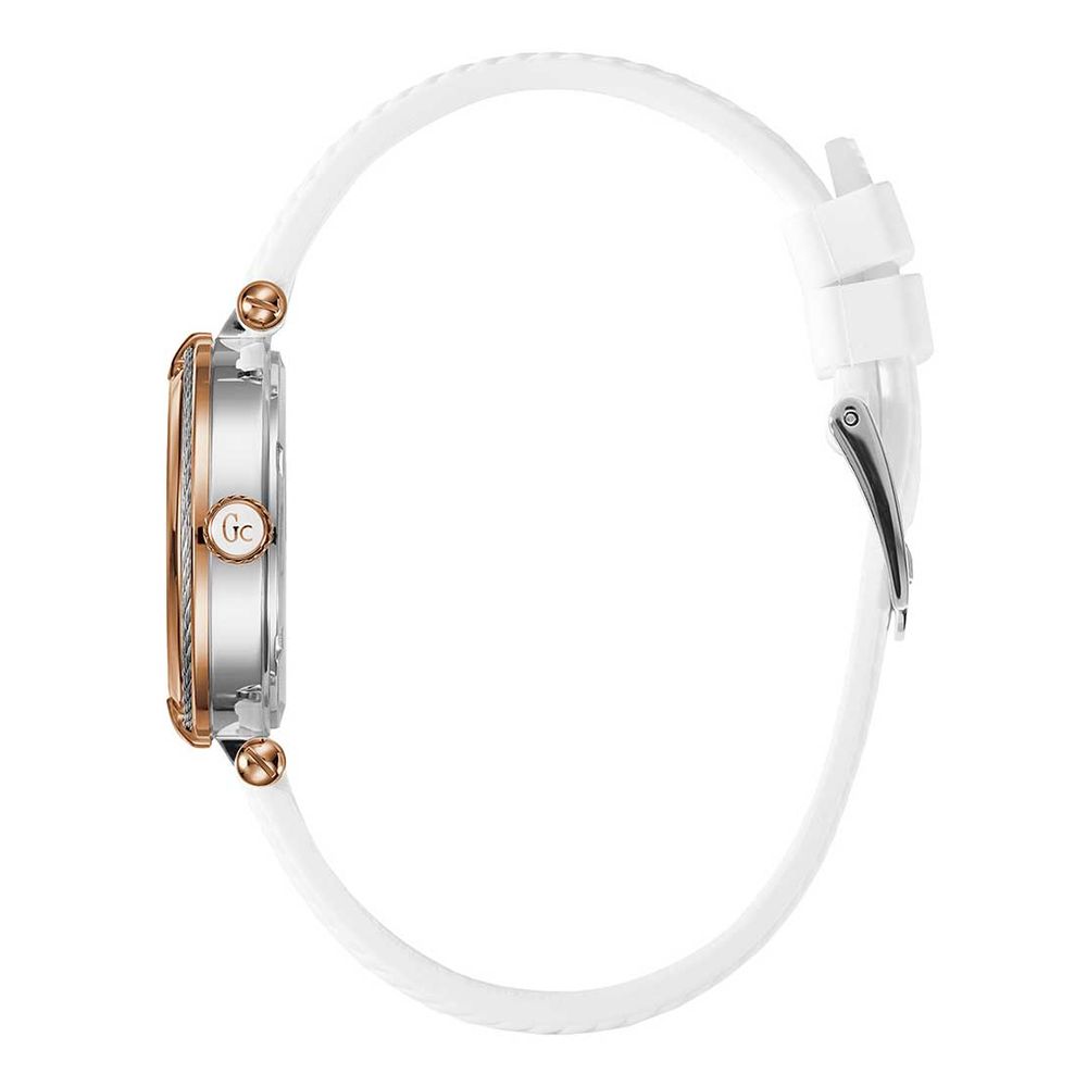 White Synthetic Dress Watch