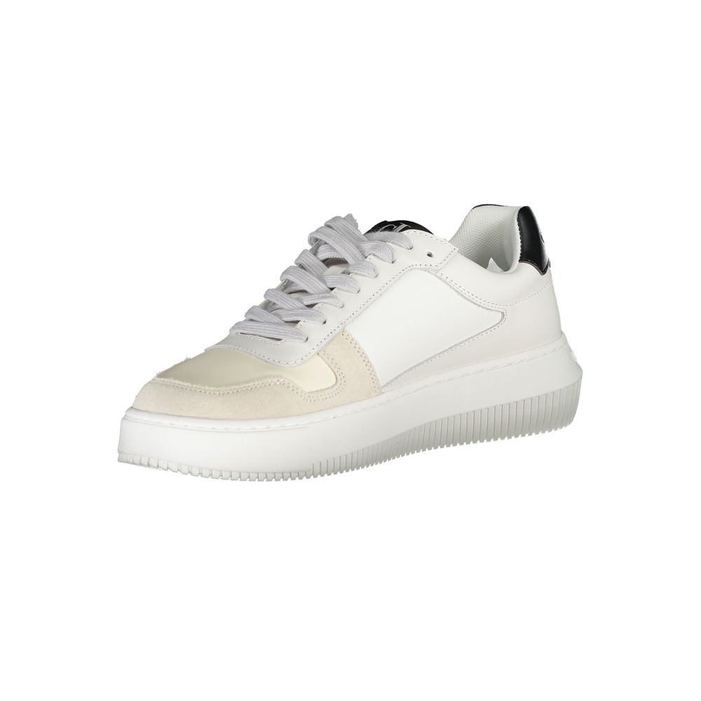 Bianco Leather Women Sneaker