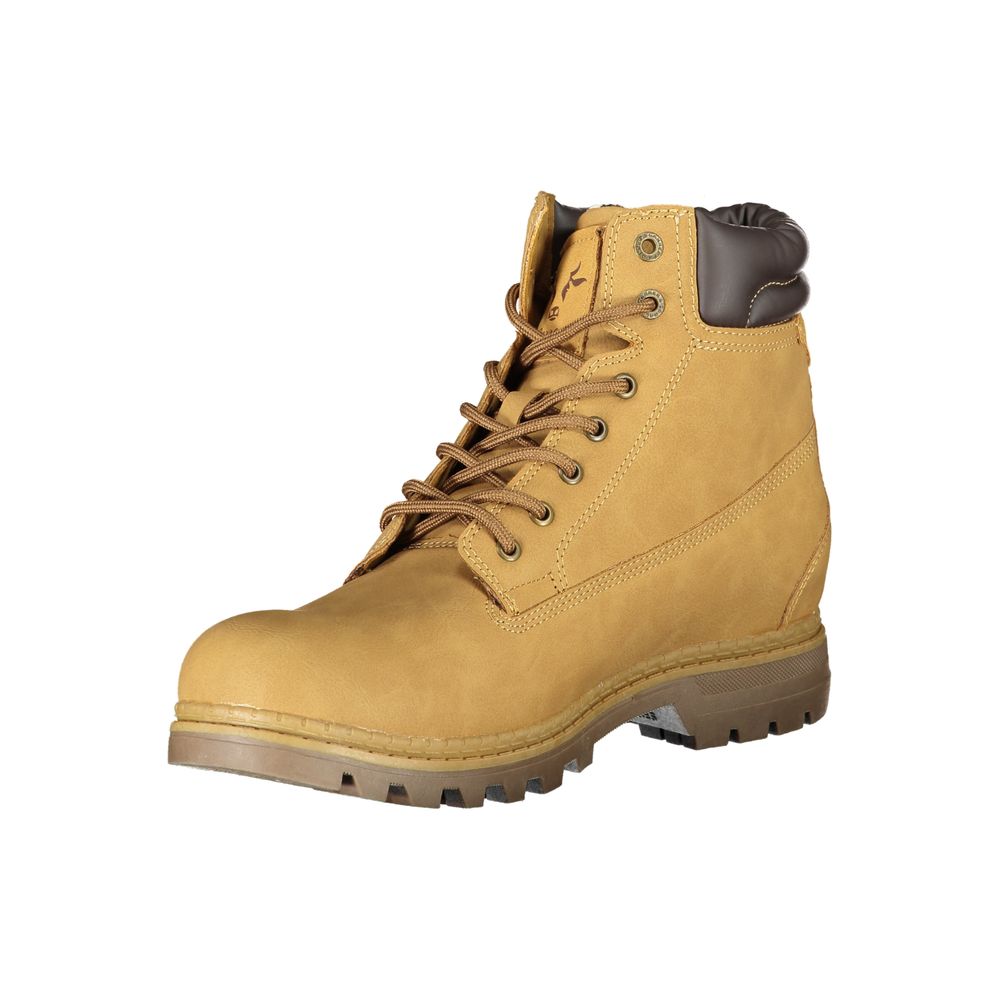 Giallo Polyurethane Men Ankle Boot