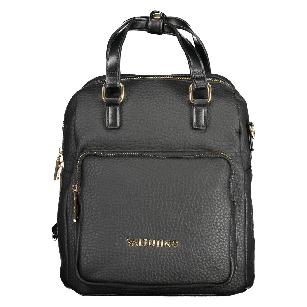 Nero Poliuretano Women Backpack