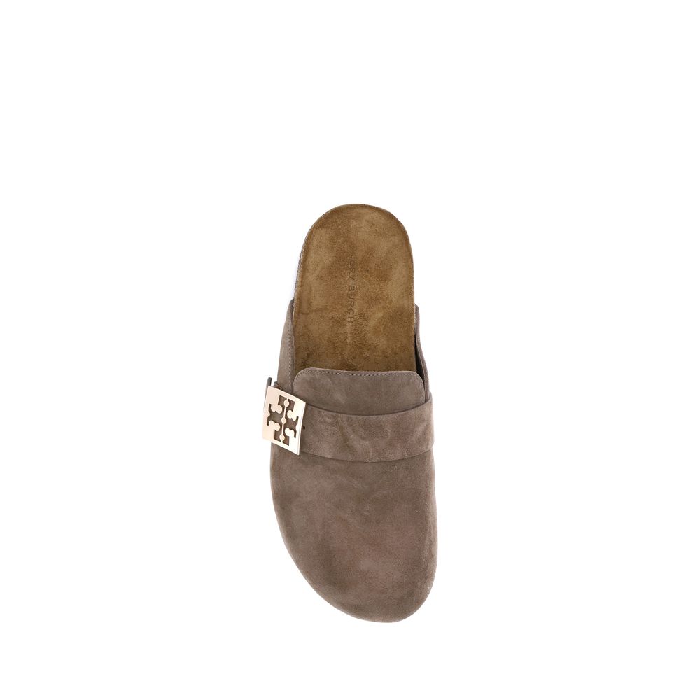 Brown Calf Leather Bos Taurus Mules