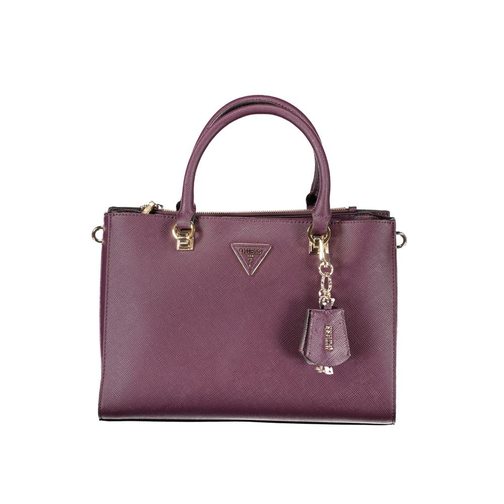Purple Polyethylene Handbag