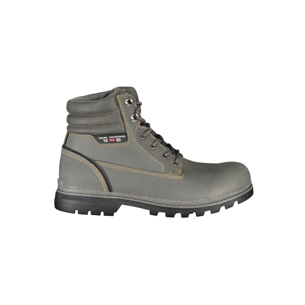 Grigio Poliuretano Men Ankle Boot