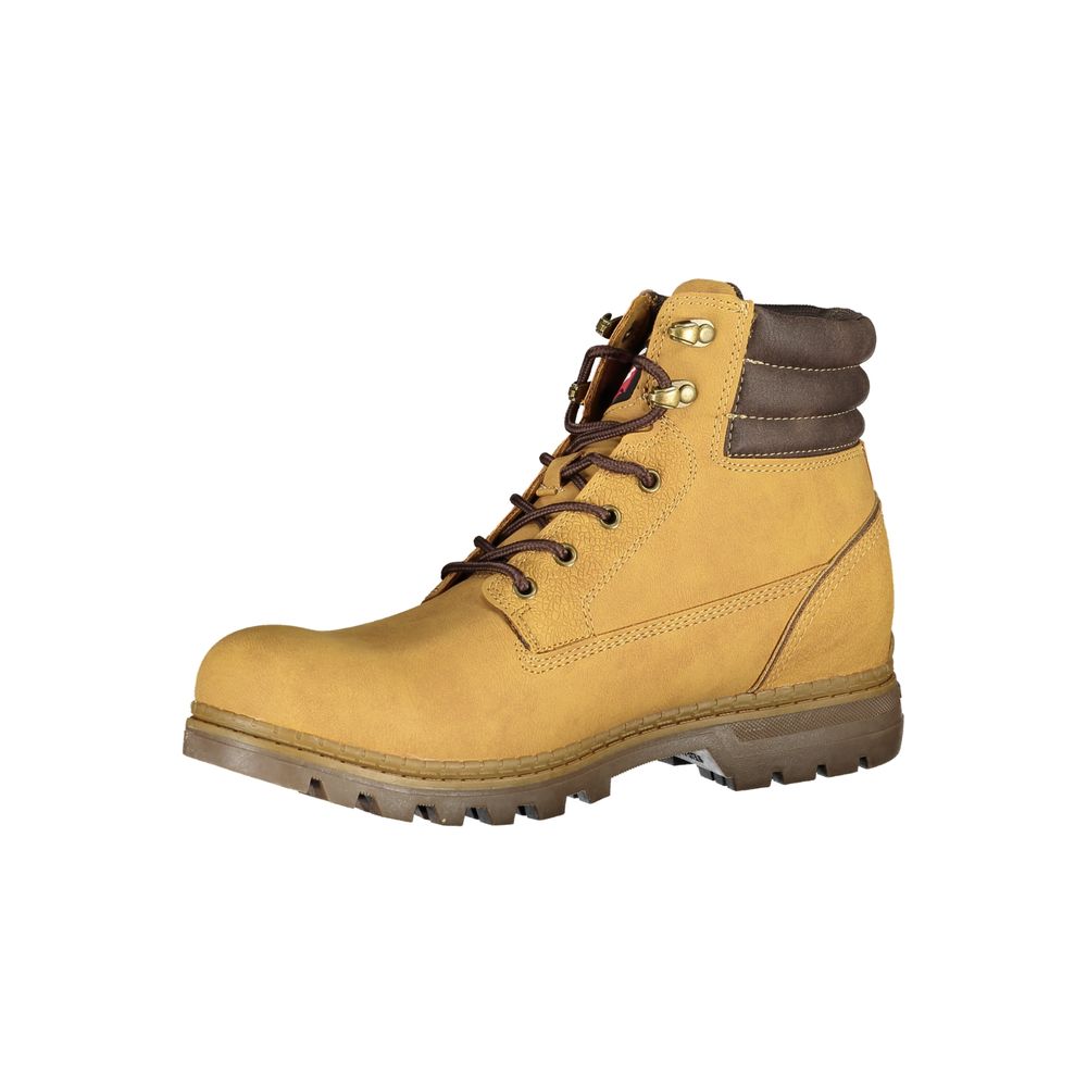 Yellow Polyurethane Men Boot