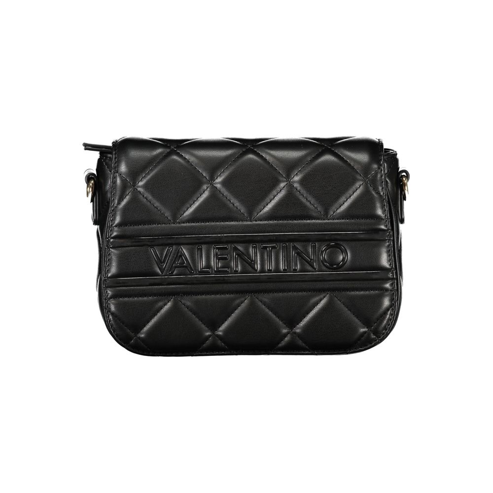 Black Polyethylene Women Shoulder Bag