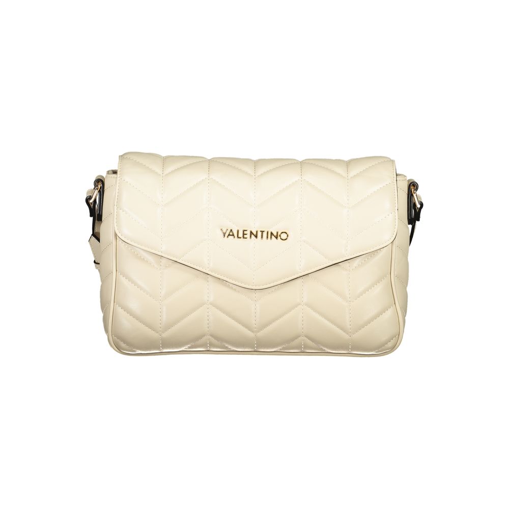 Beige Polyurethane Women Shoulder Bag